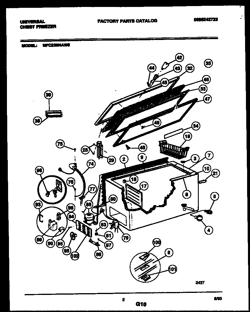 02 - CHEST FREEZER PARTS
