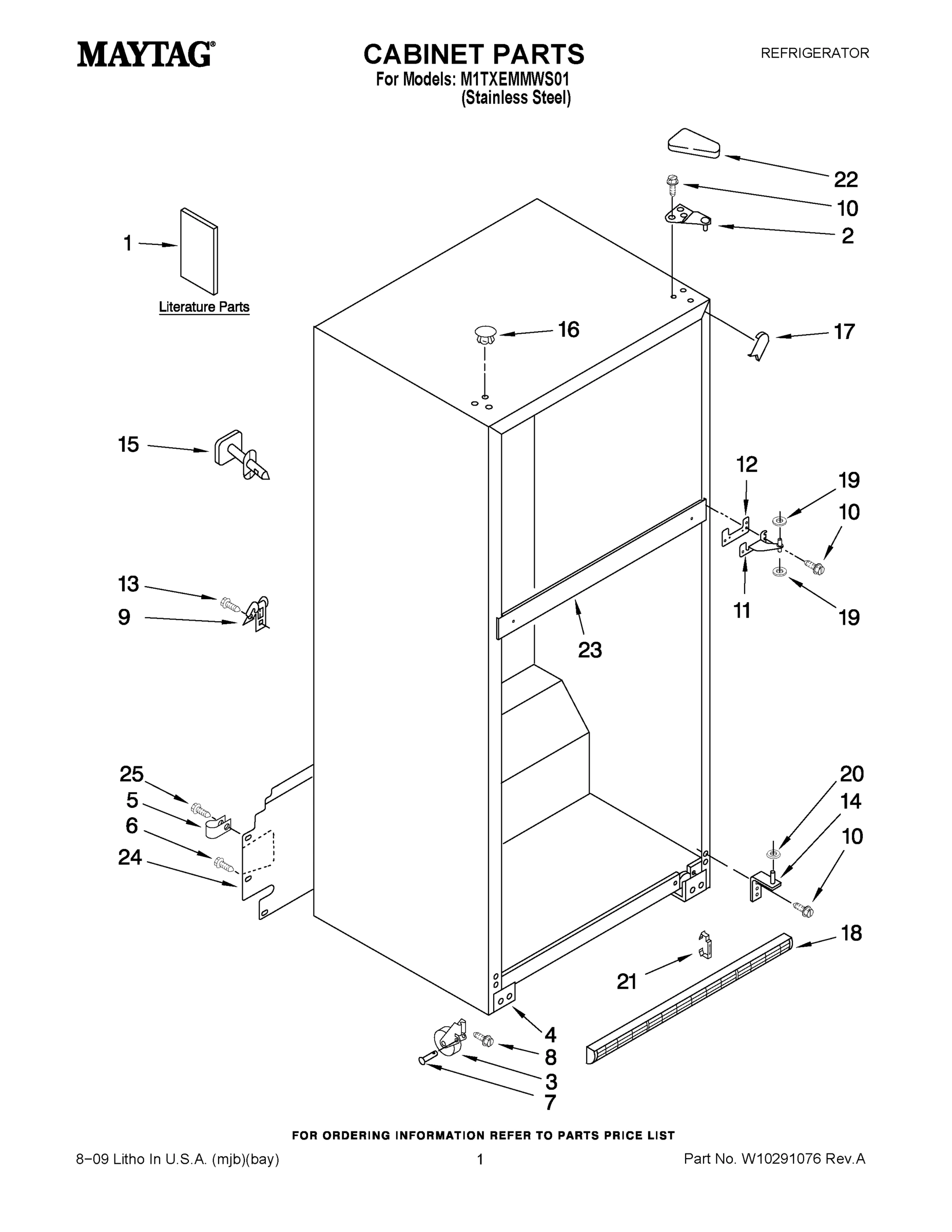 01 - CABINET PARTS