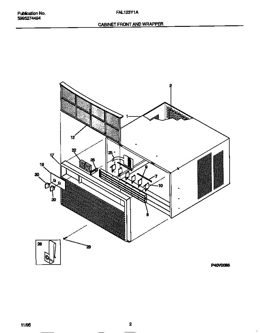 02 - CABINET FRONT AND WRAPPER