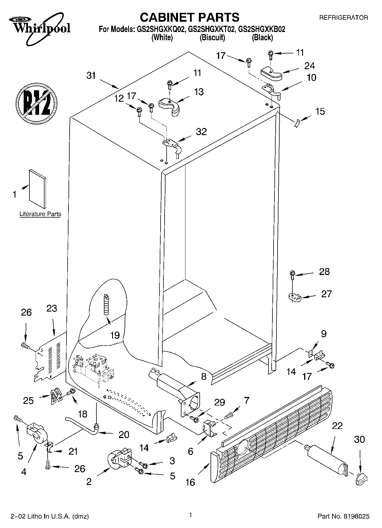 01 - CABINET, LITERATURE