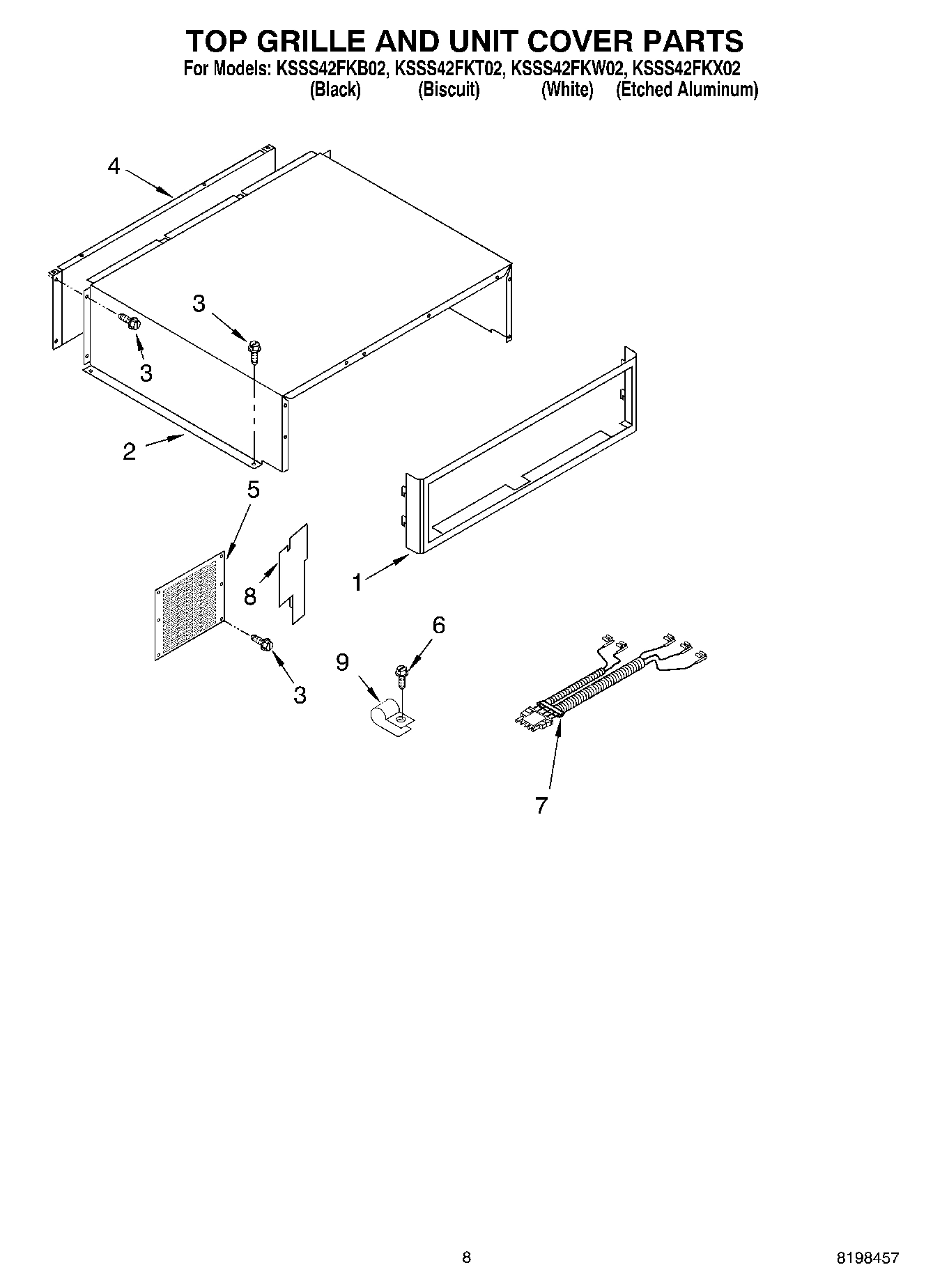 06 - TOP GRILLE AND UNIT COVER PARTS