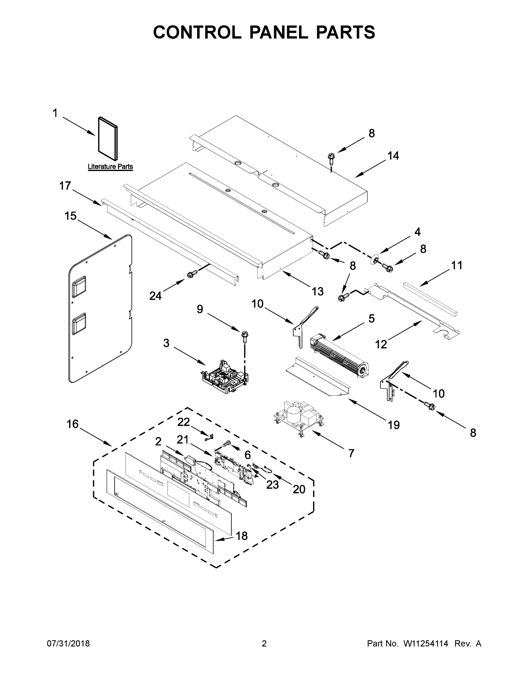 02 - CONTROL PANEL PARTS