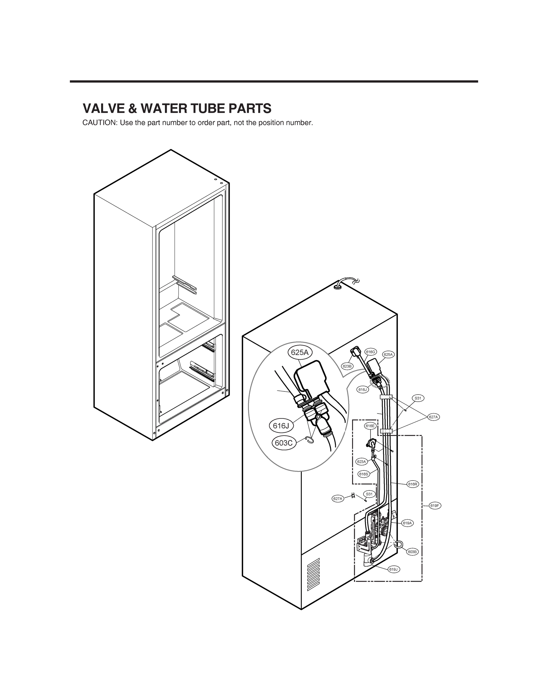 VALVE & WATER TUBE PARTS