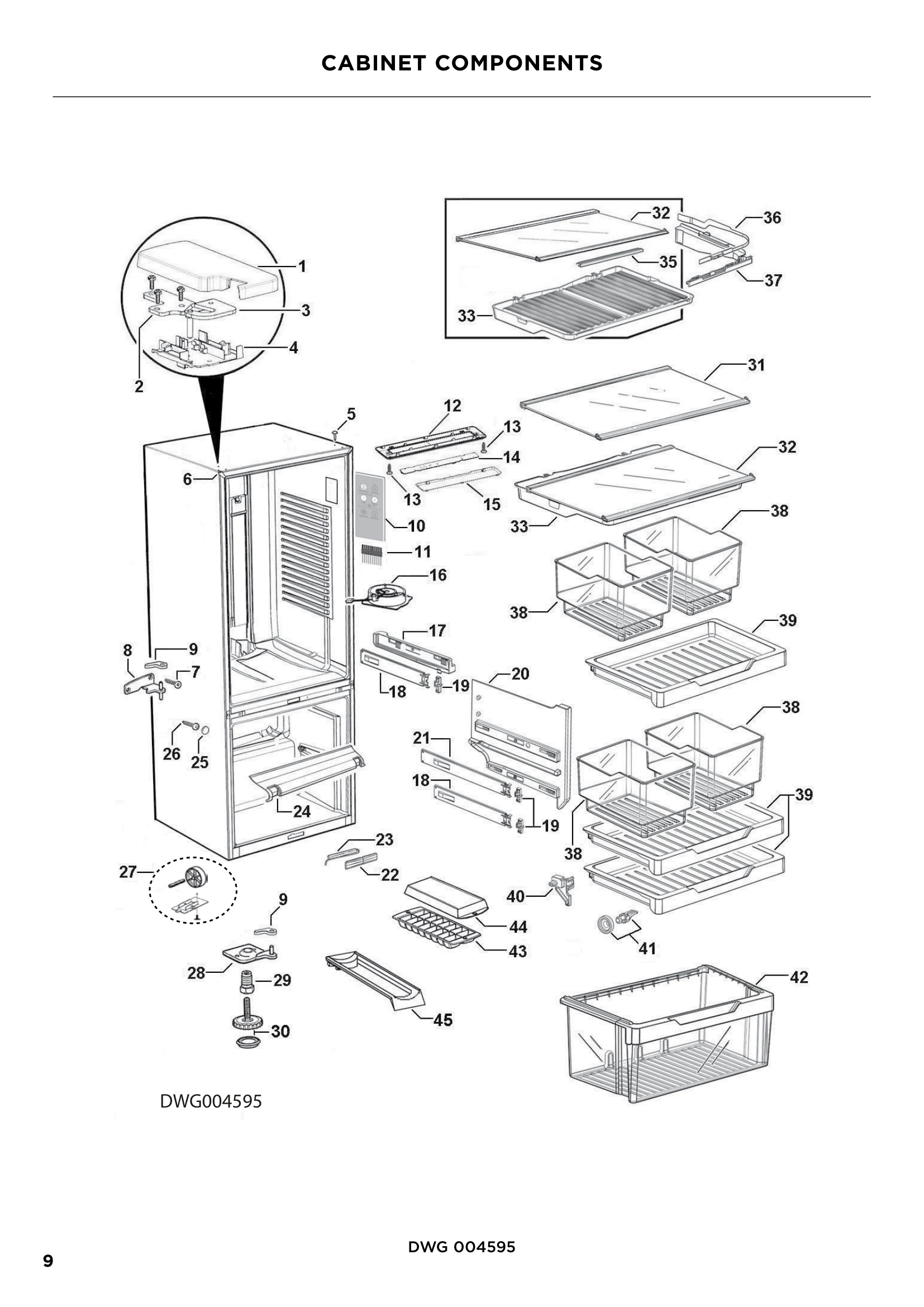 CABINET COMPONENTS