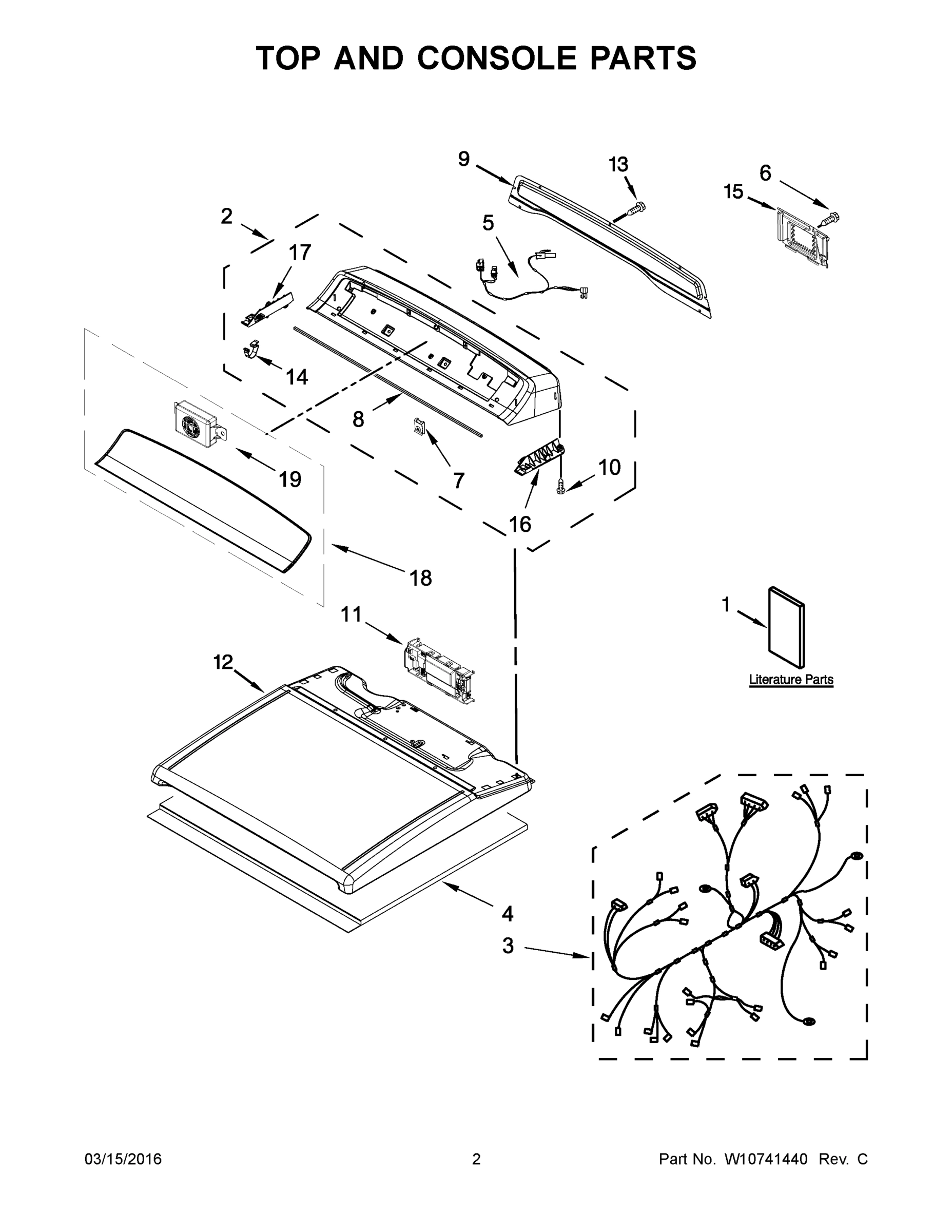 02 - TOP AND CONSOLE PARTS