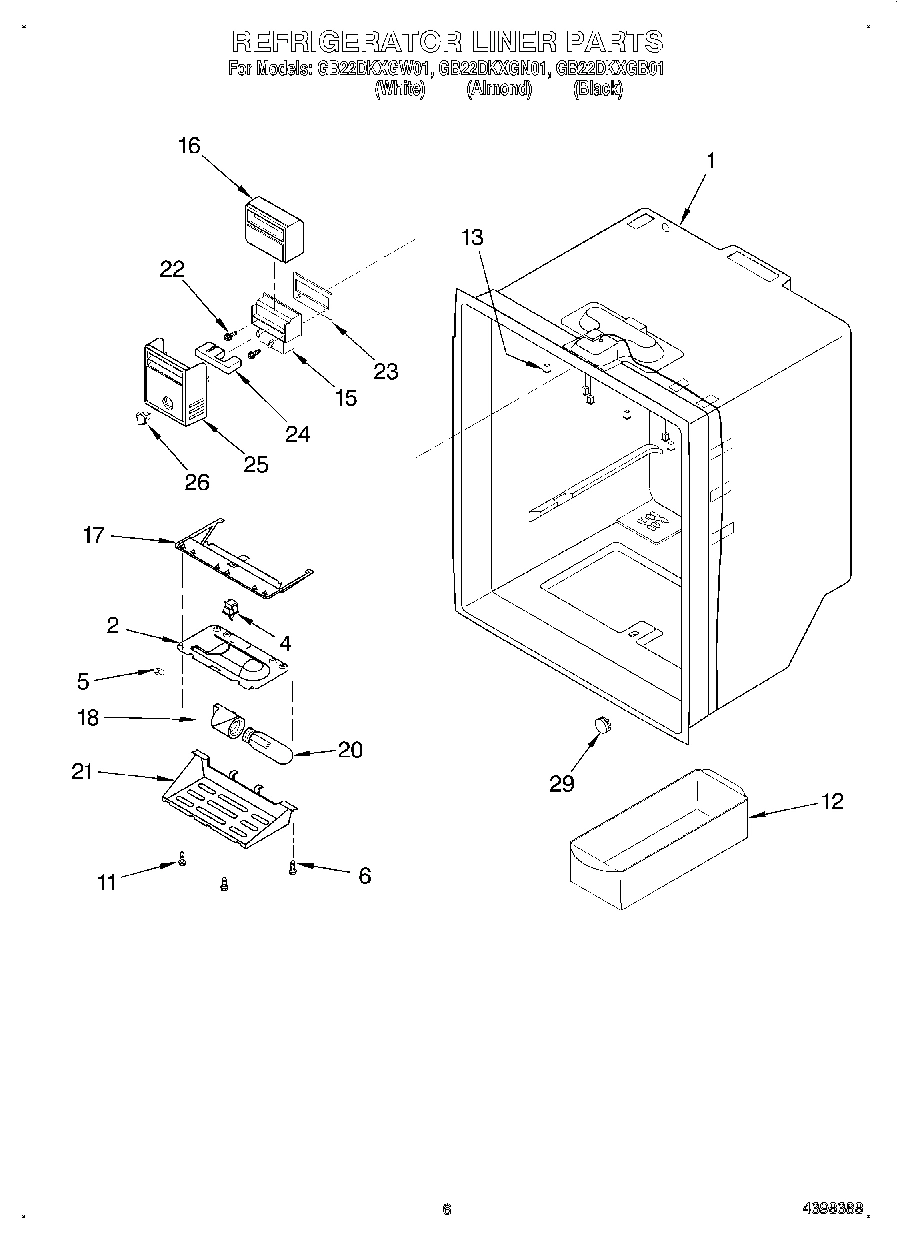 04 - REFRIGERATOR LINER