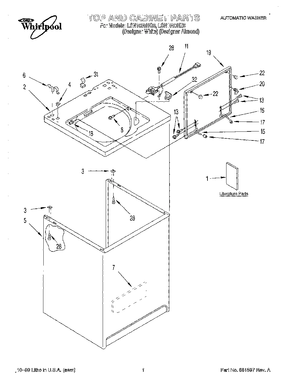 01 - TOP AND CABINET
