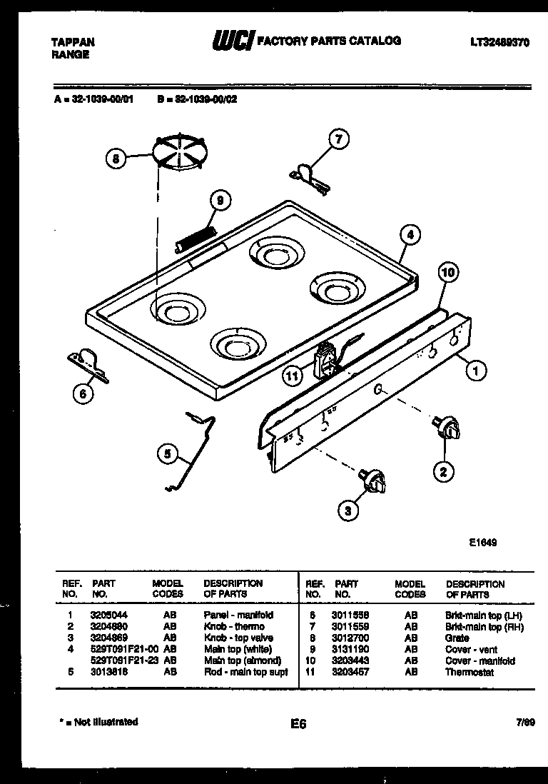 03 - COOKTOP PARTS