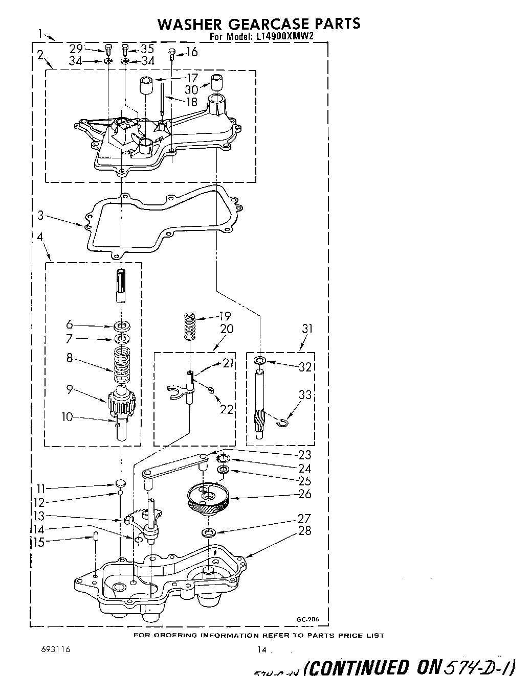 11 - WASHER GEARCASE