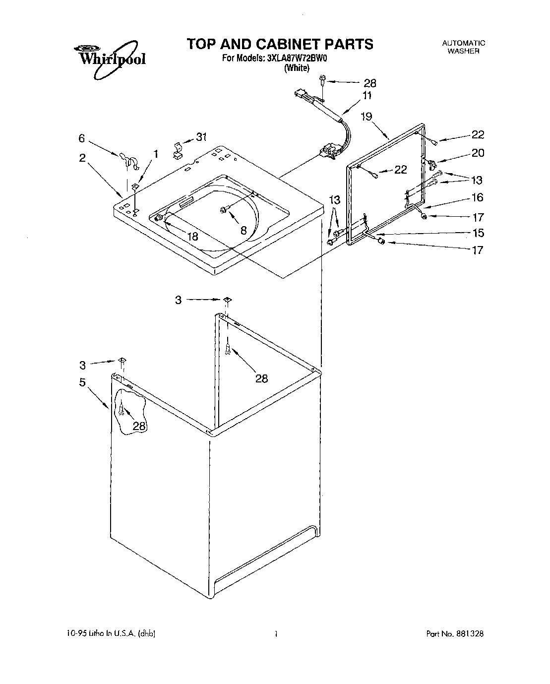 01 - TOP AND CABINET
