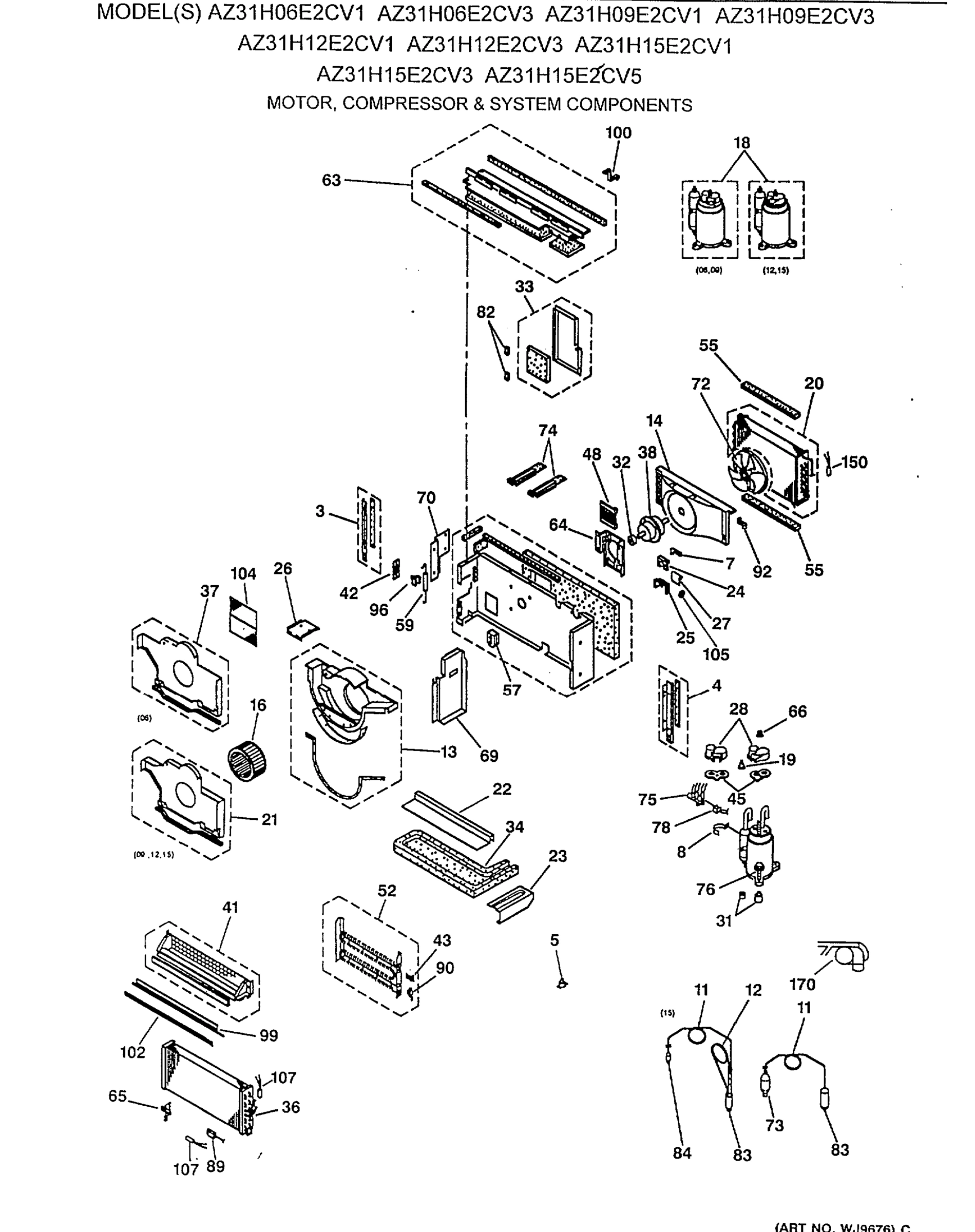 MOTOR, COMPRESSOR & SYSTEM COMPONENTS
