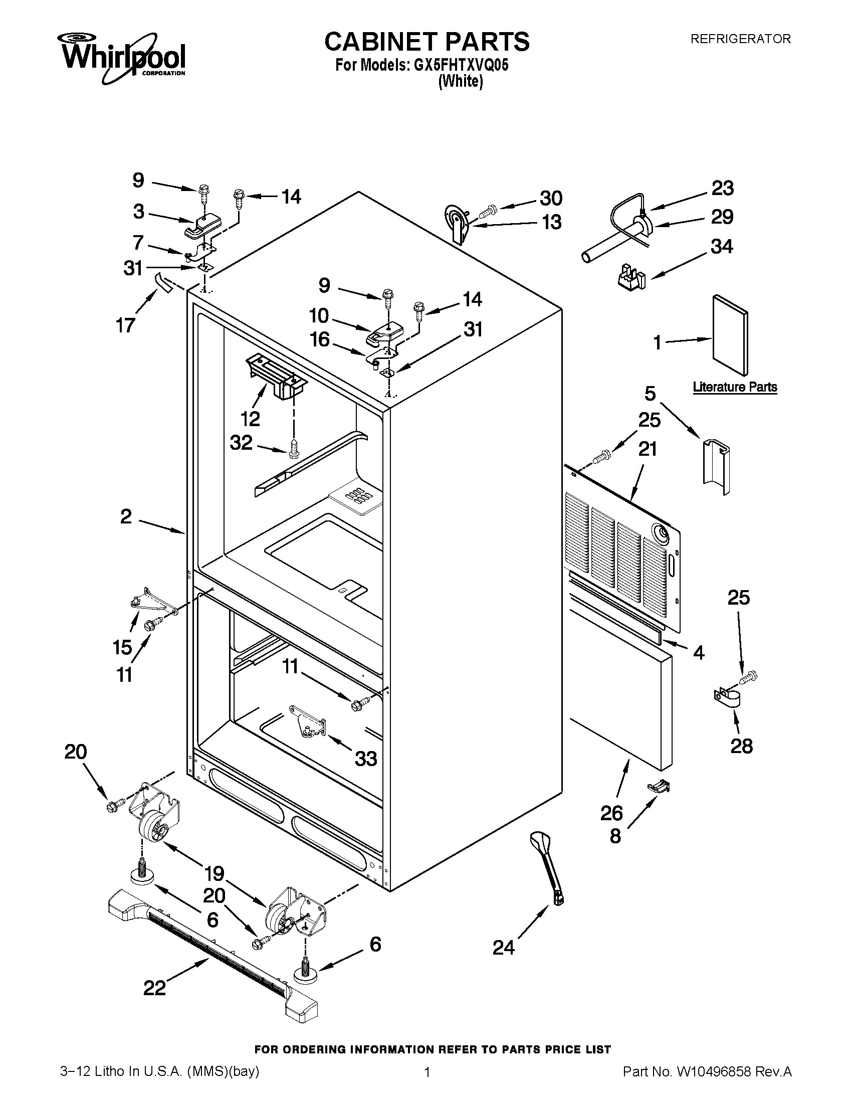 01 - CABINET PARTS