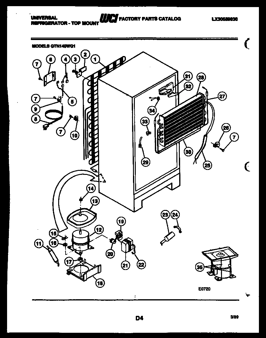 05 - SYSTEM AND AUTOMATIC DEFROST PARTS
