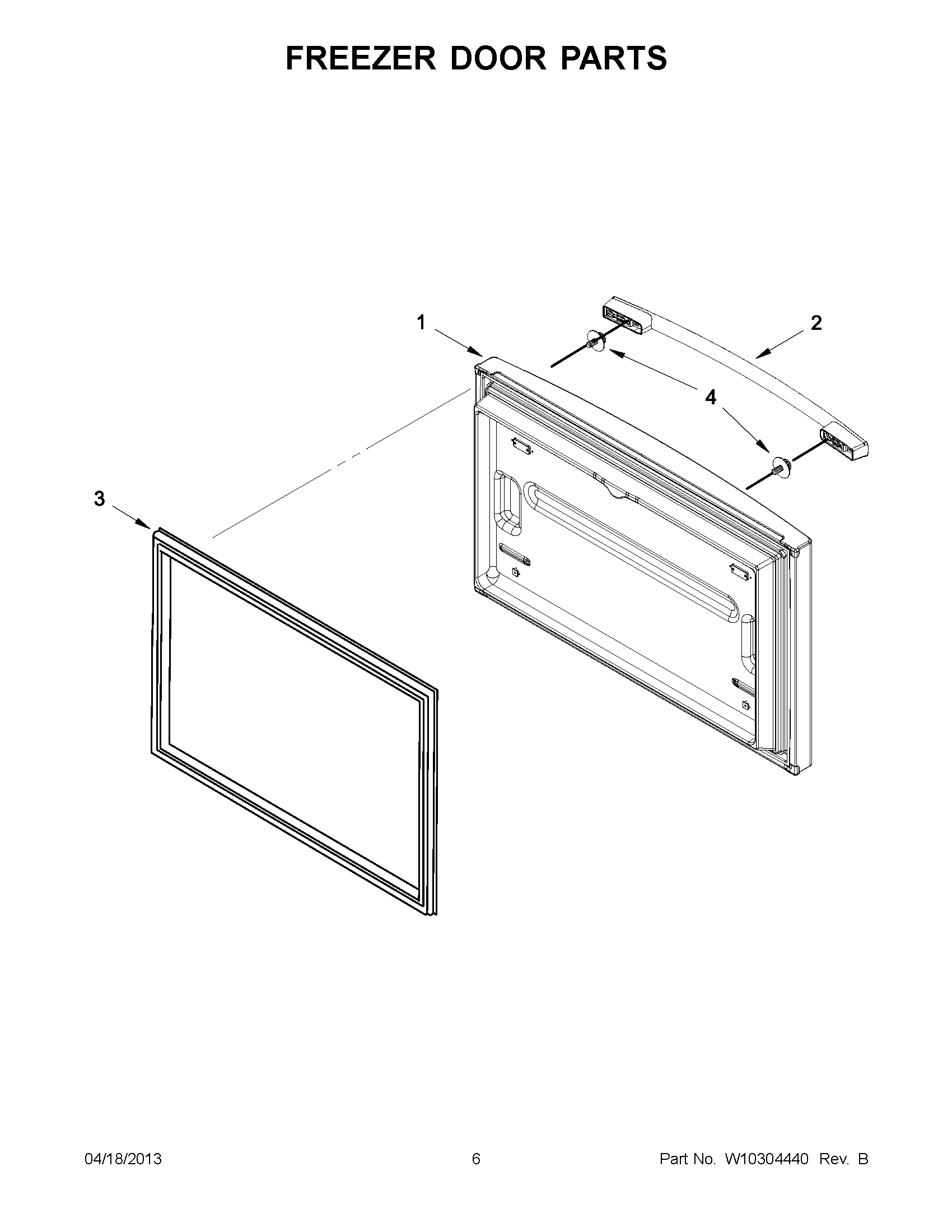 03 - FREEZER DOOR PARTS
