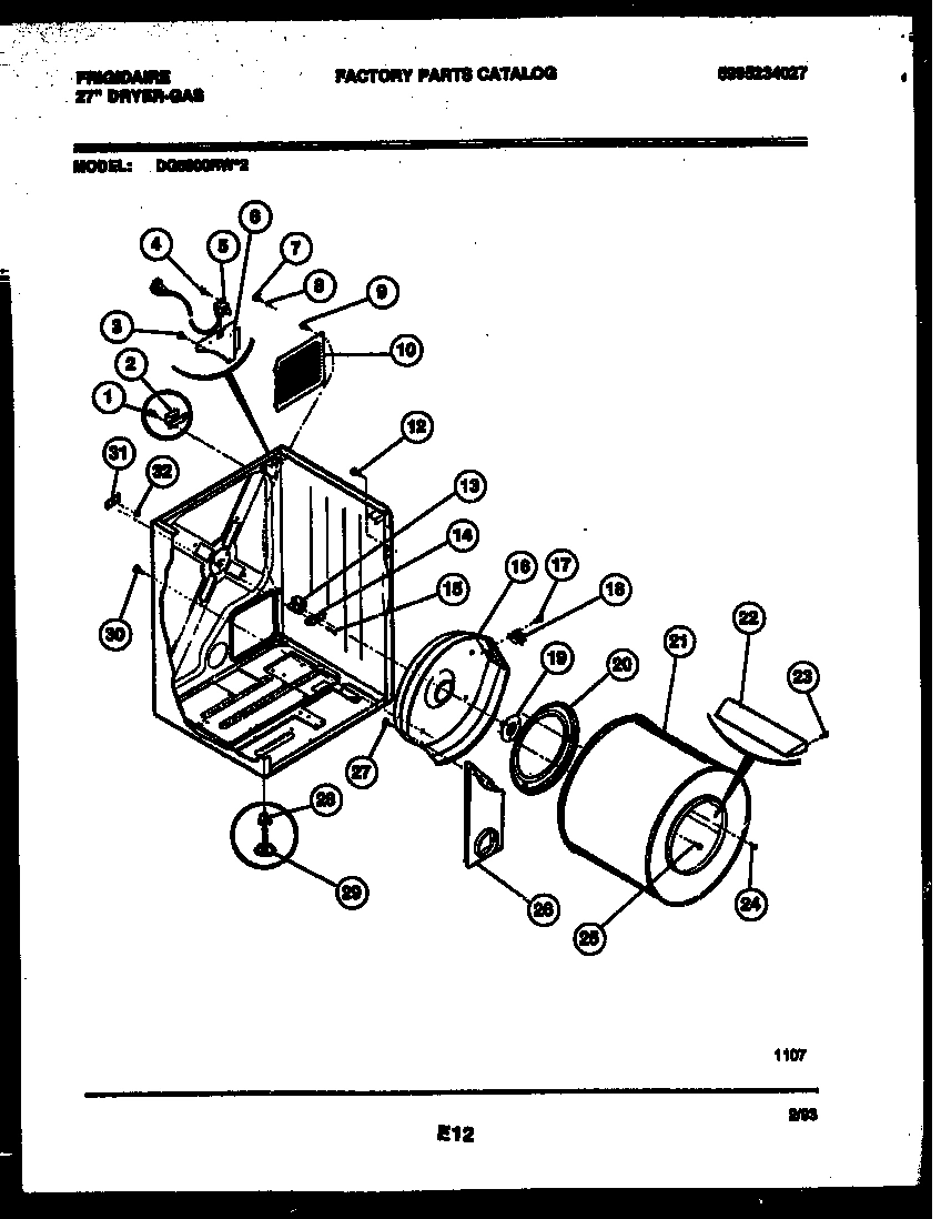 02 - CABINET AND COMPONENT PARTS
