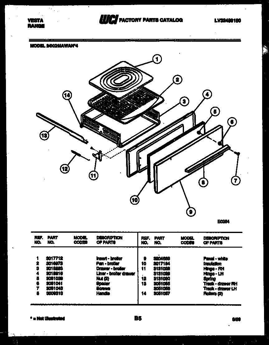 06 - BROILER DRAWER PARTS