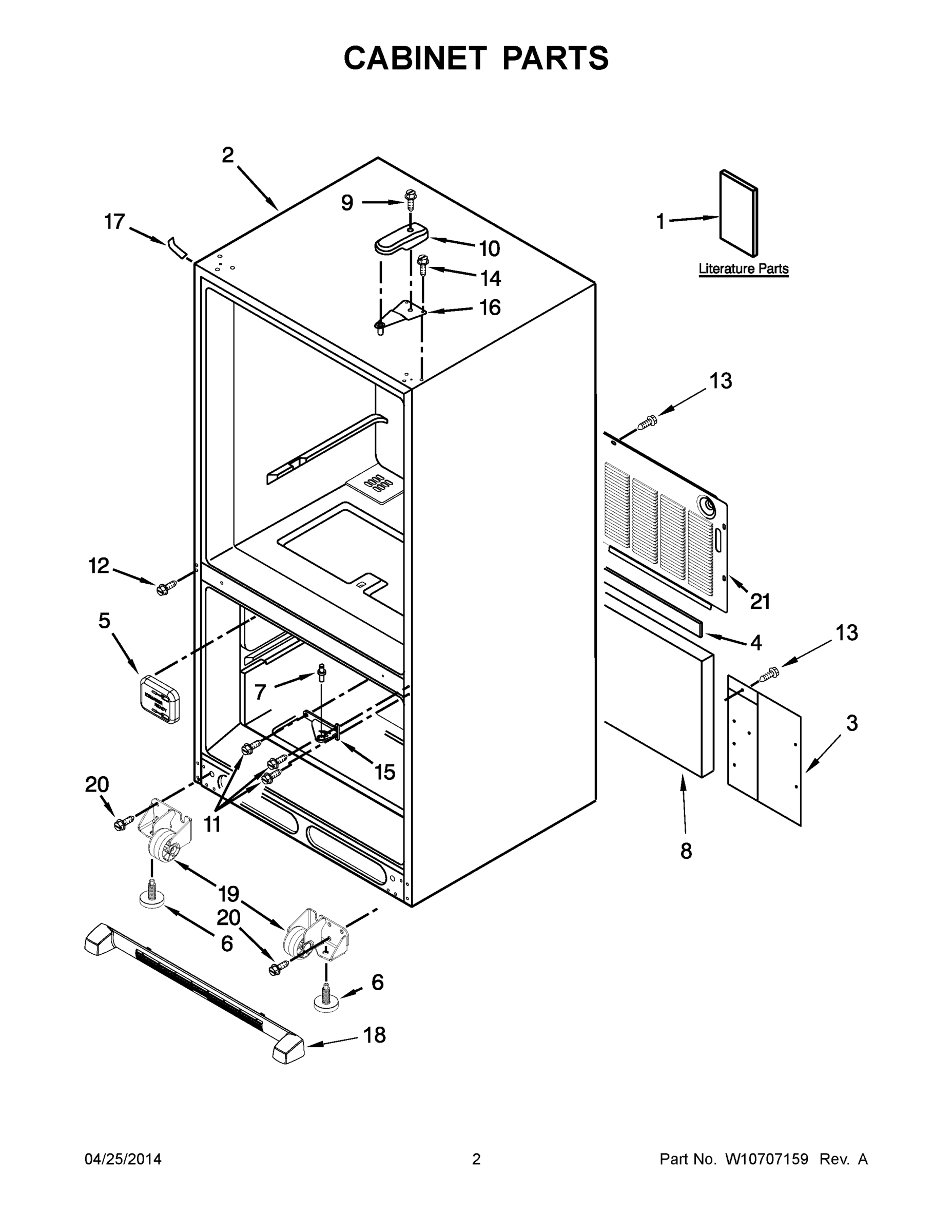 02 - CABINET PARTS