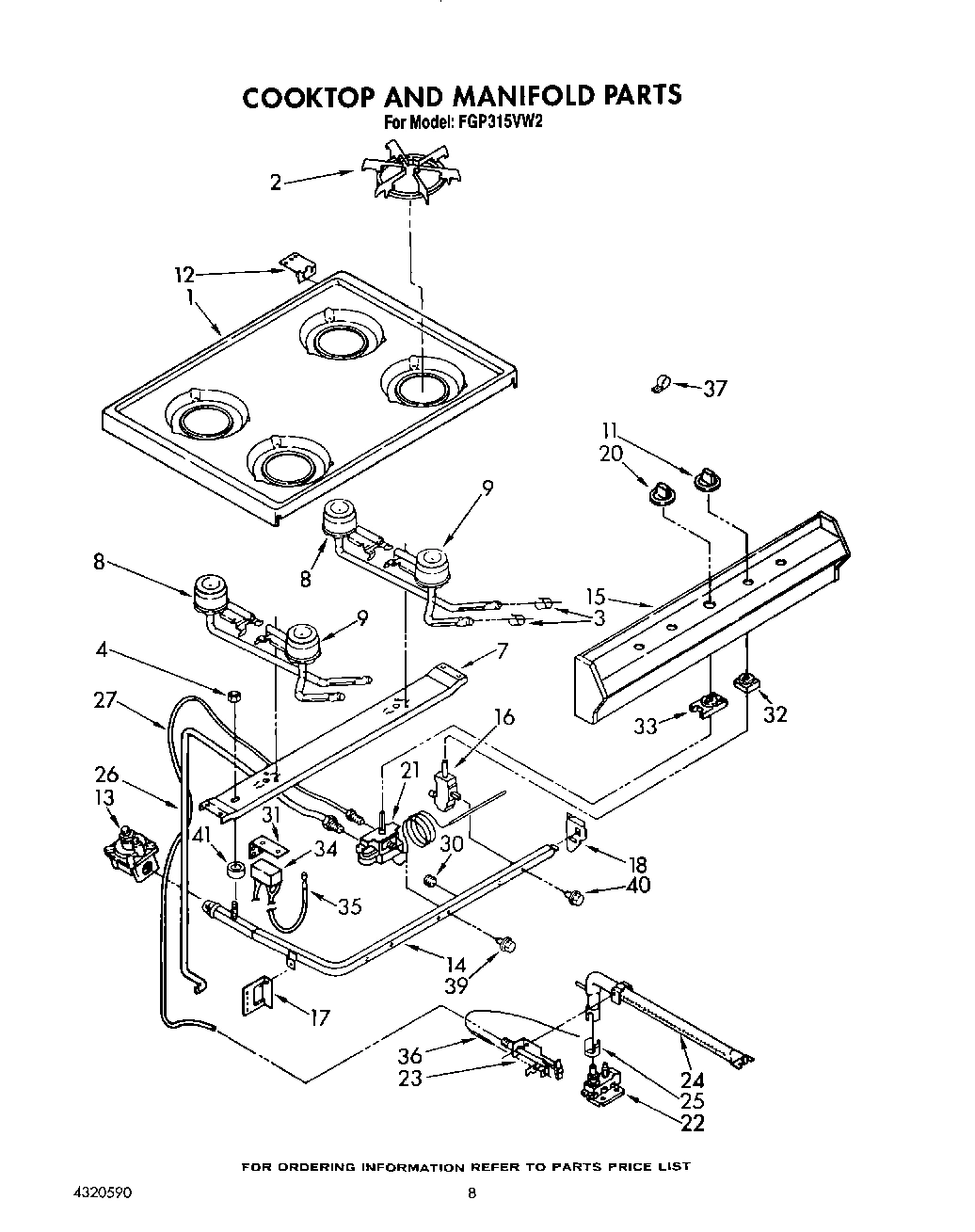 06 - COOKTOP AND MANIFOLD, LIT/OPTIONAL