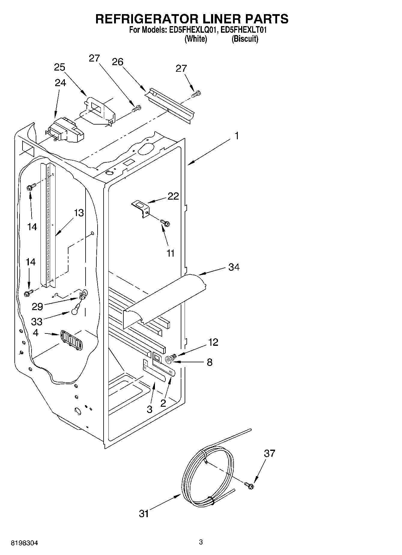 02 - REFRIGERATOR LINER