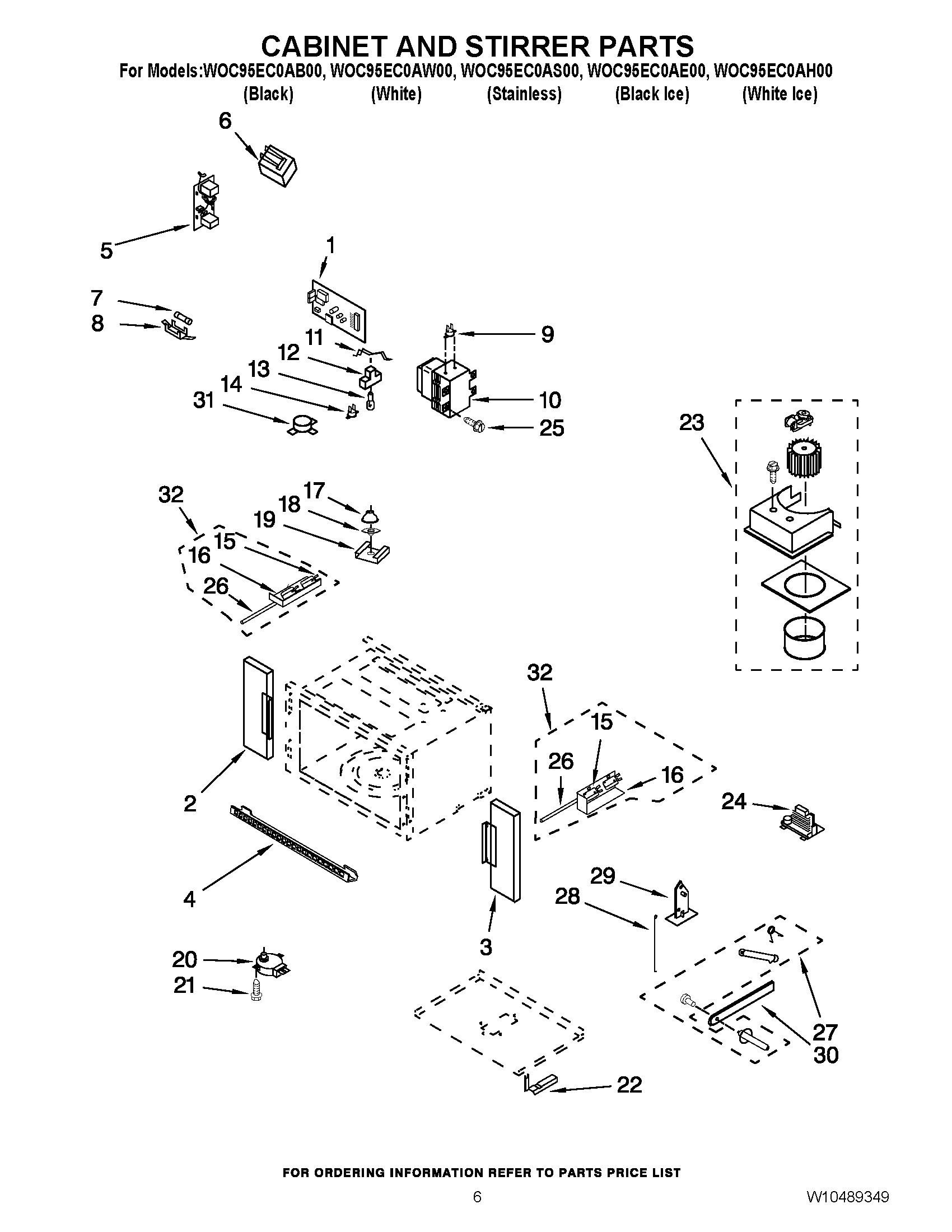 05 - CABINET AND STIRRER PARTS