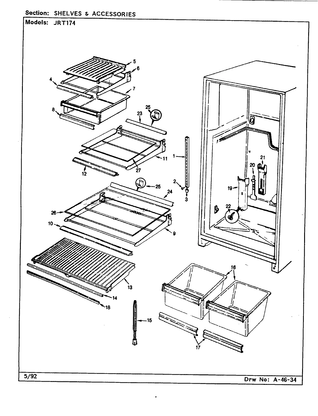 03 - SHELVES & ACCESSORIES (B/M CJ23A)