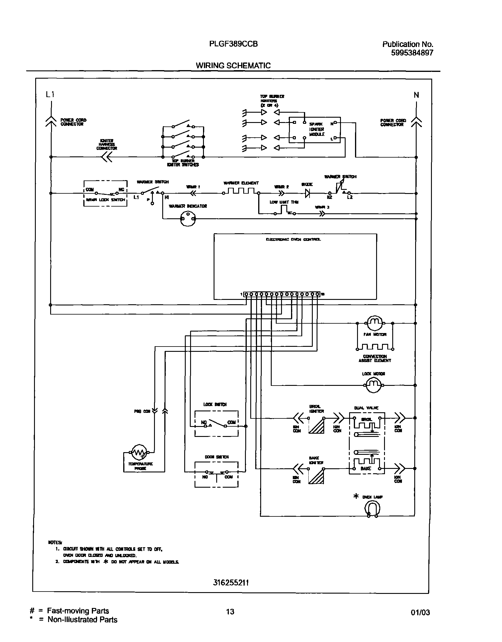 13 - WIRING SCHEMATIC