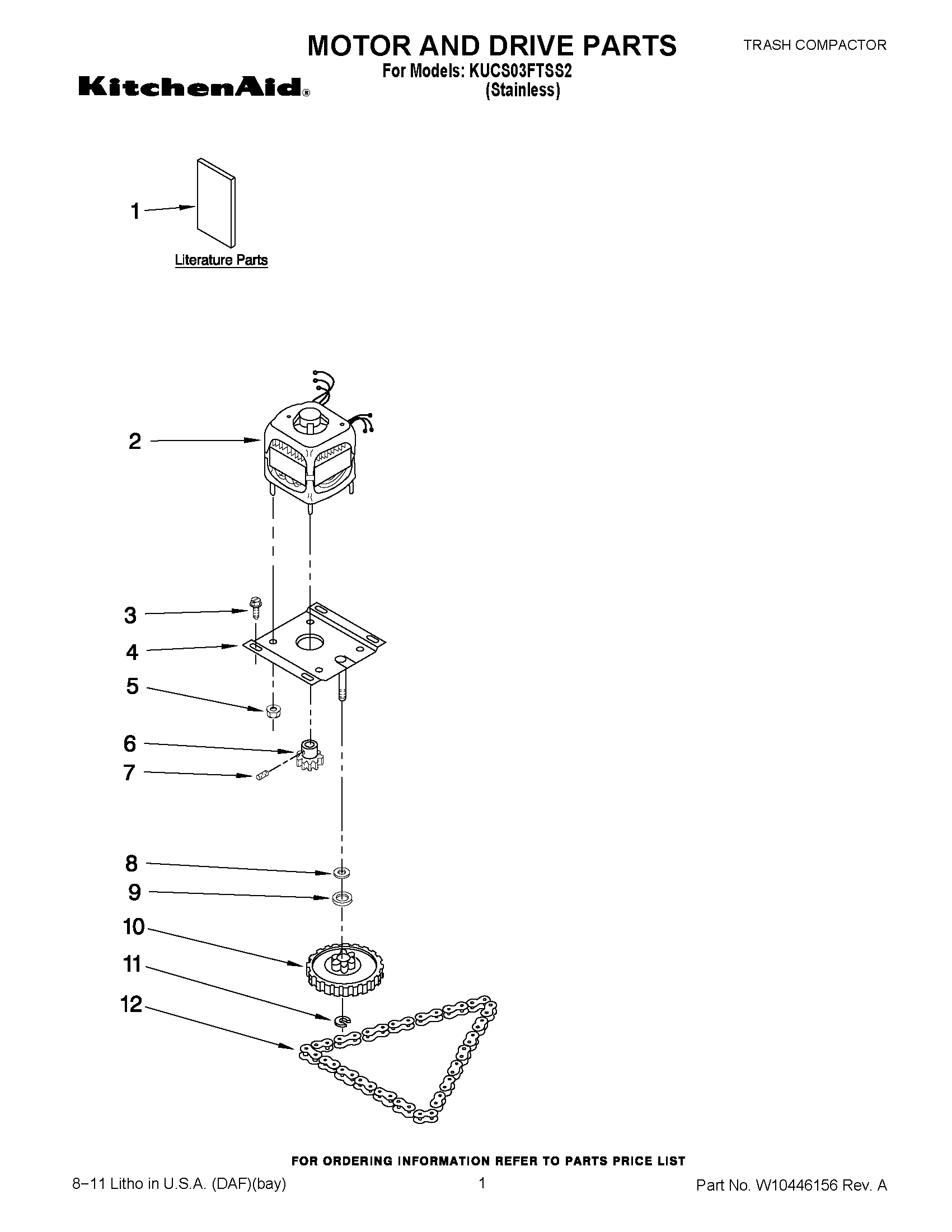 01 - MOTOR AND DRIVE PARTS