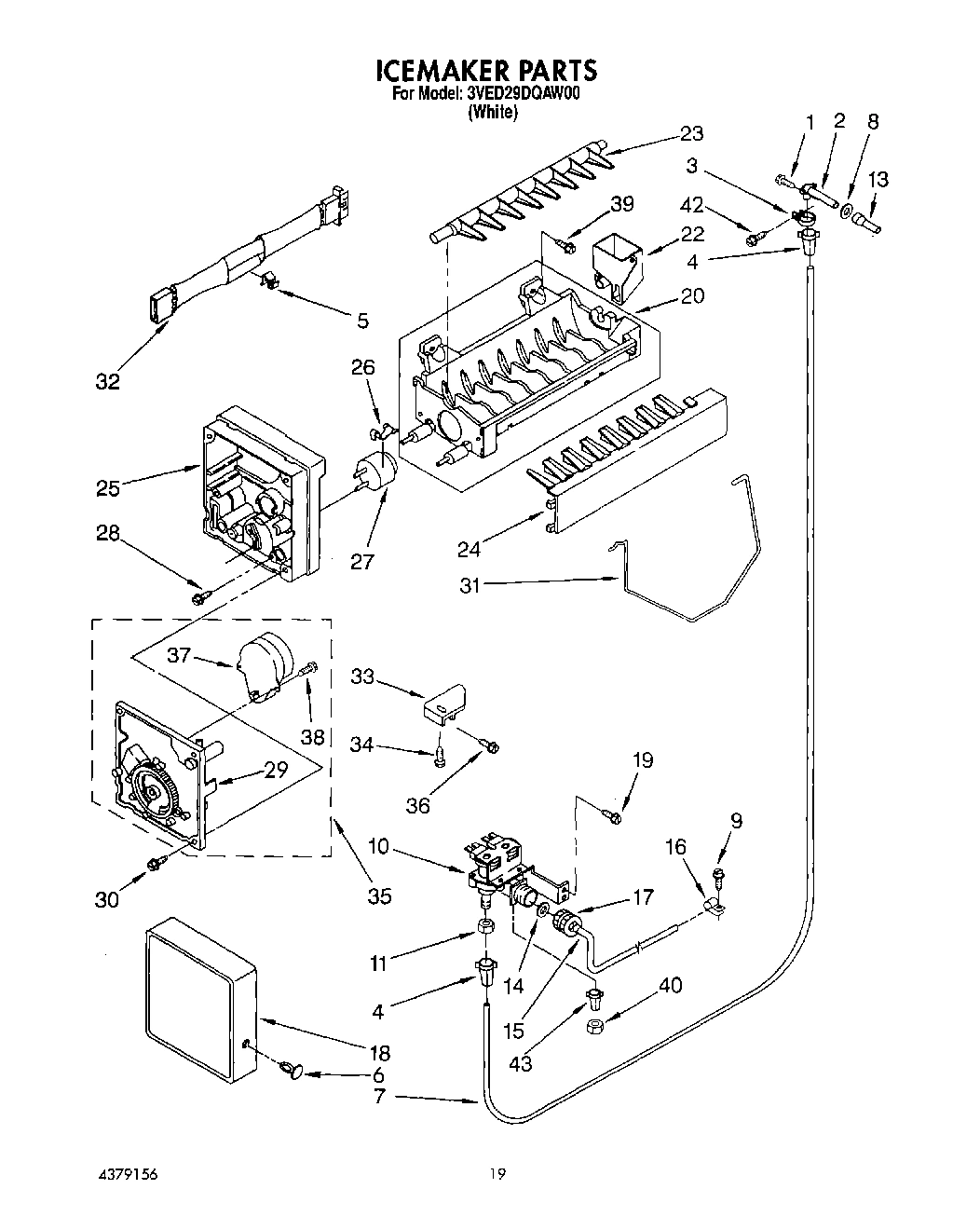 12 - ICE MAKER, LIT/OPTIONAL