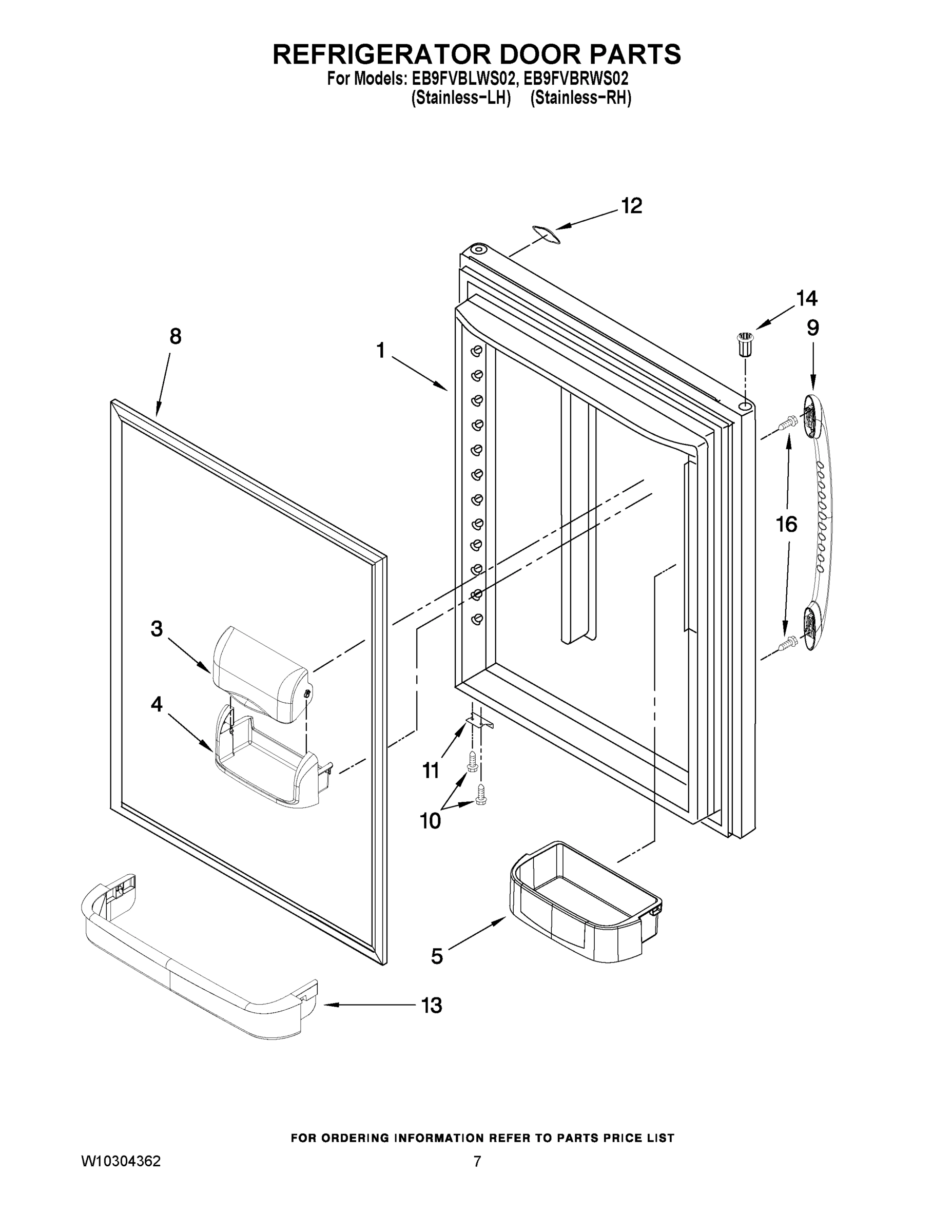 05 - REFRIGERATOR DOOR PARTS