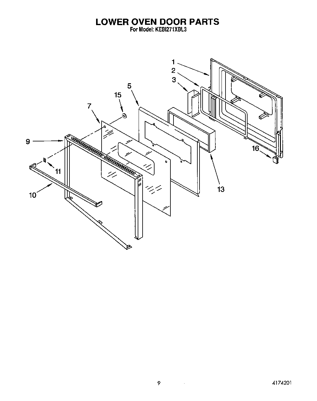 06 - LOWER OVEN DOOR