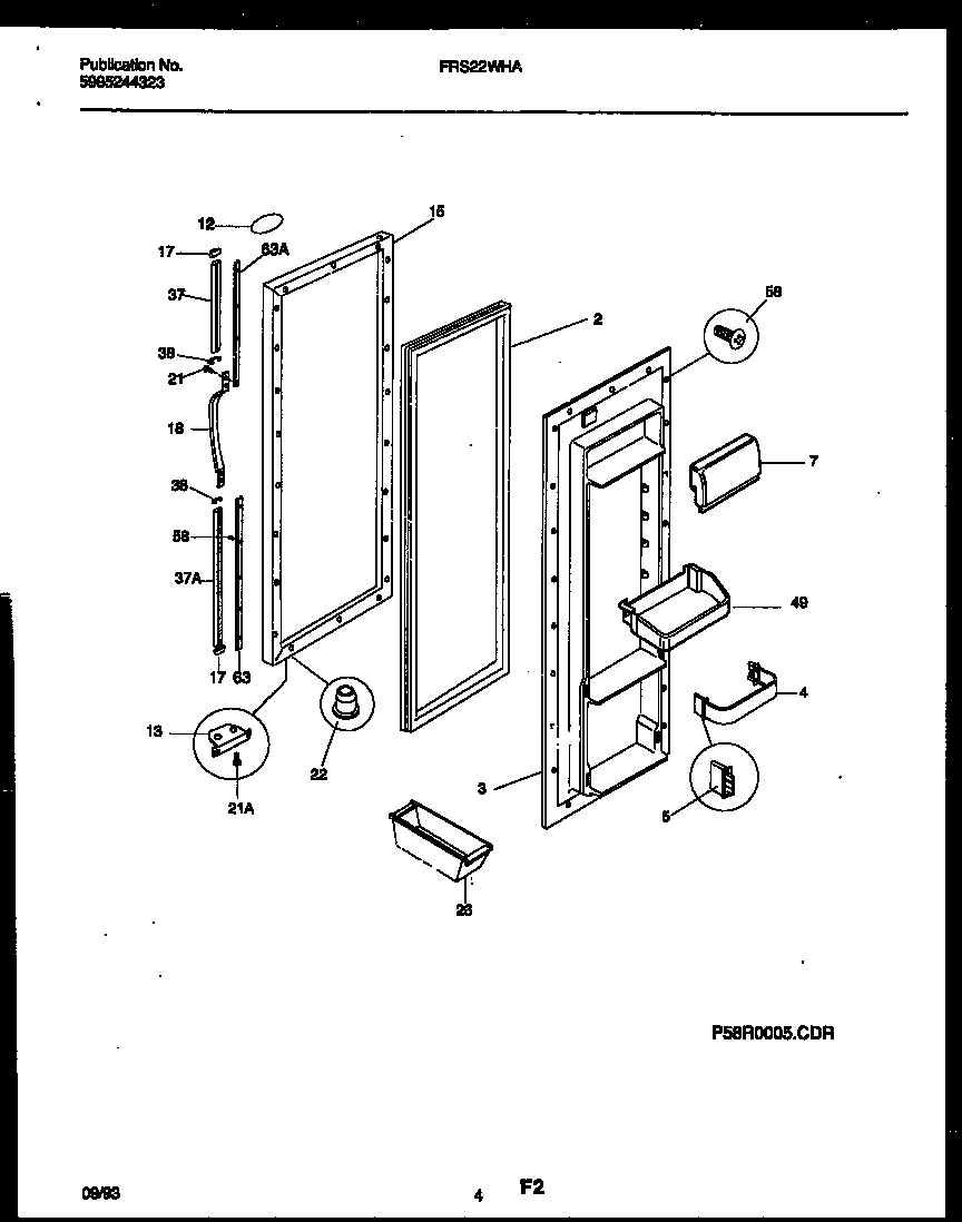 03 - REFRIGERATOR DOOR PARTS