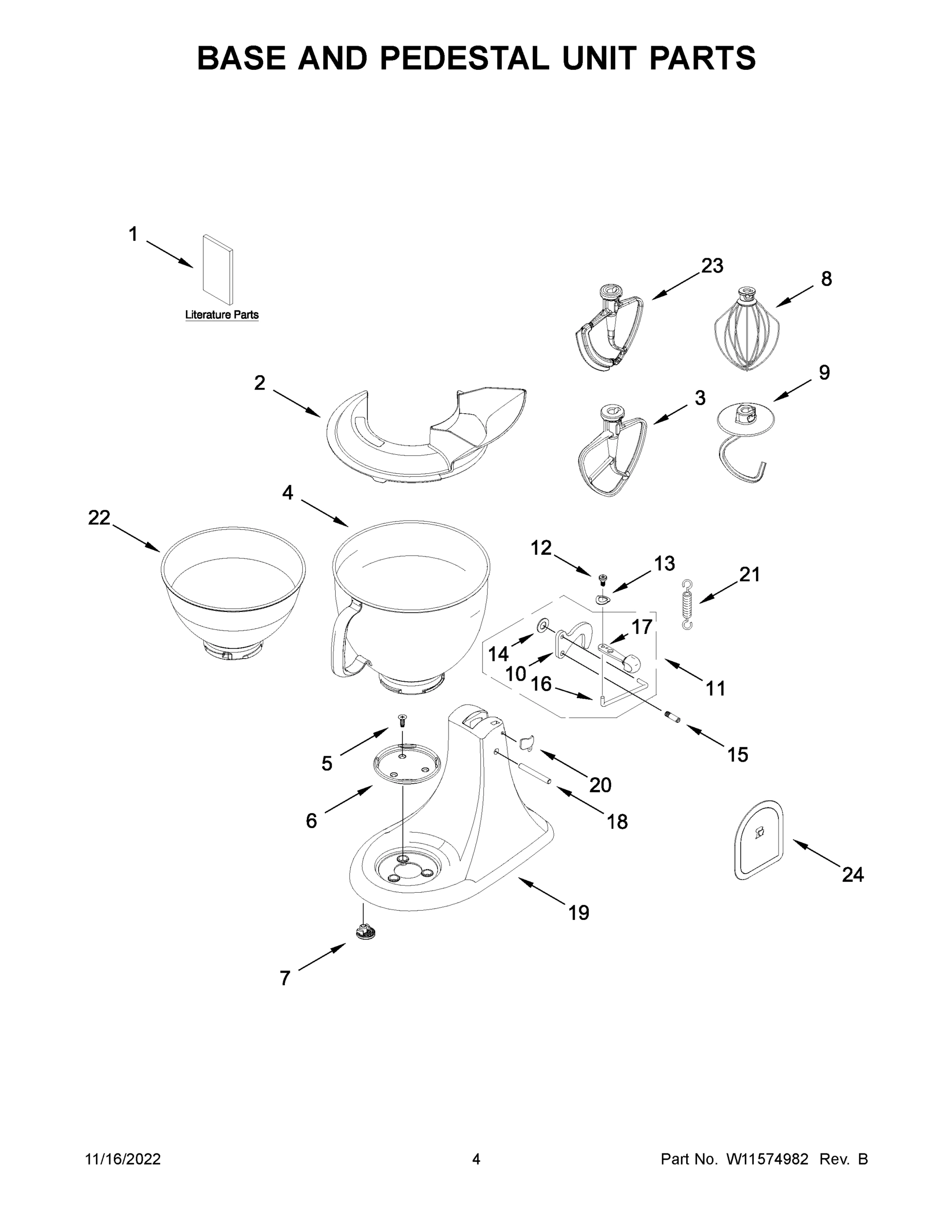 03 - BASE AND PEDESTAL UNIT PARTS