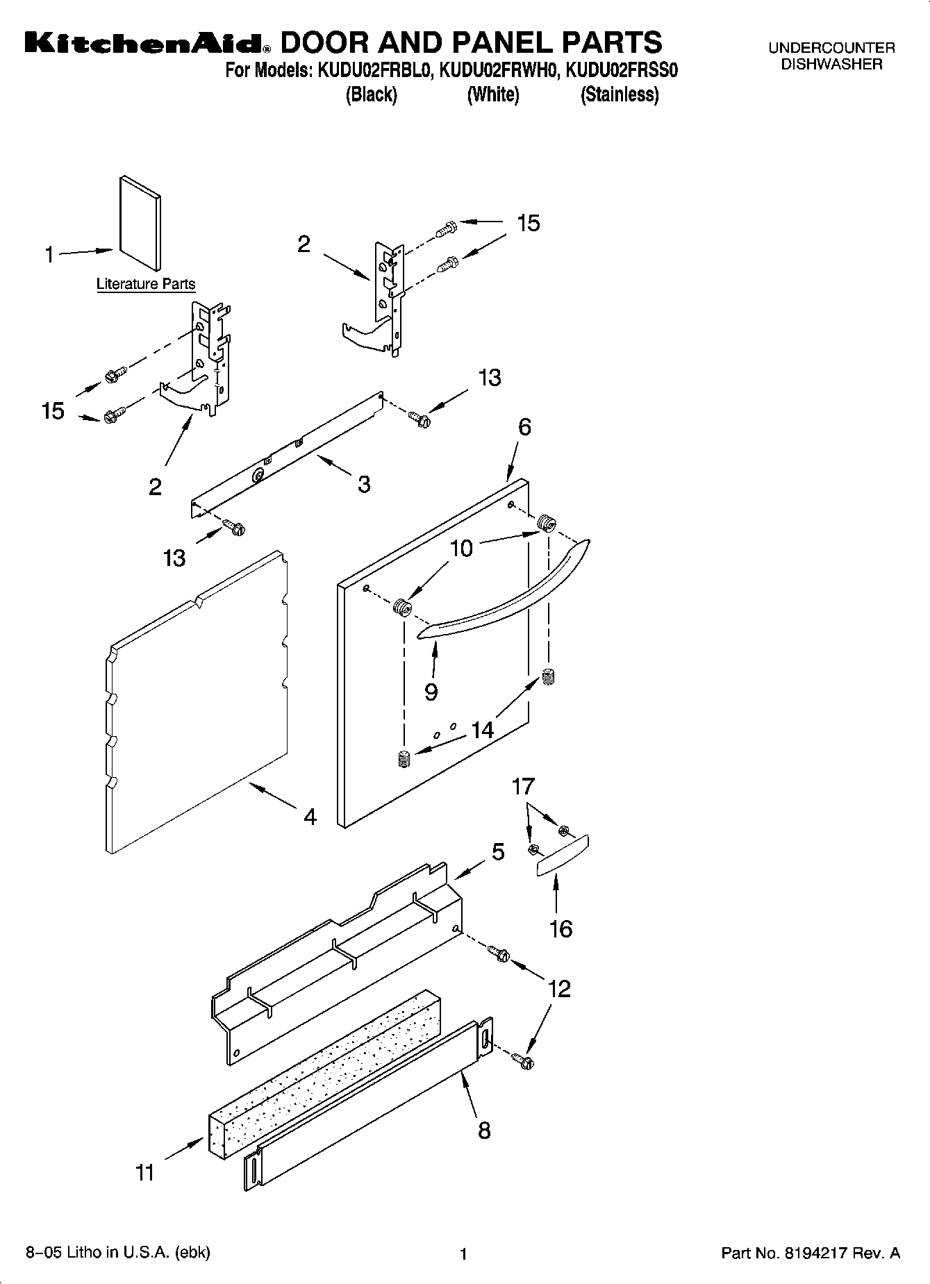 01 - DOOR AND PANEL PARTS