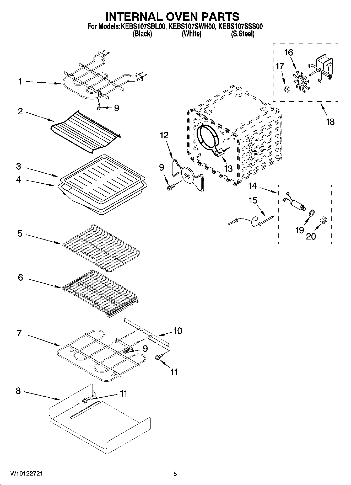04 - INTERNAL OVEN PARTS