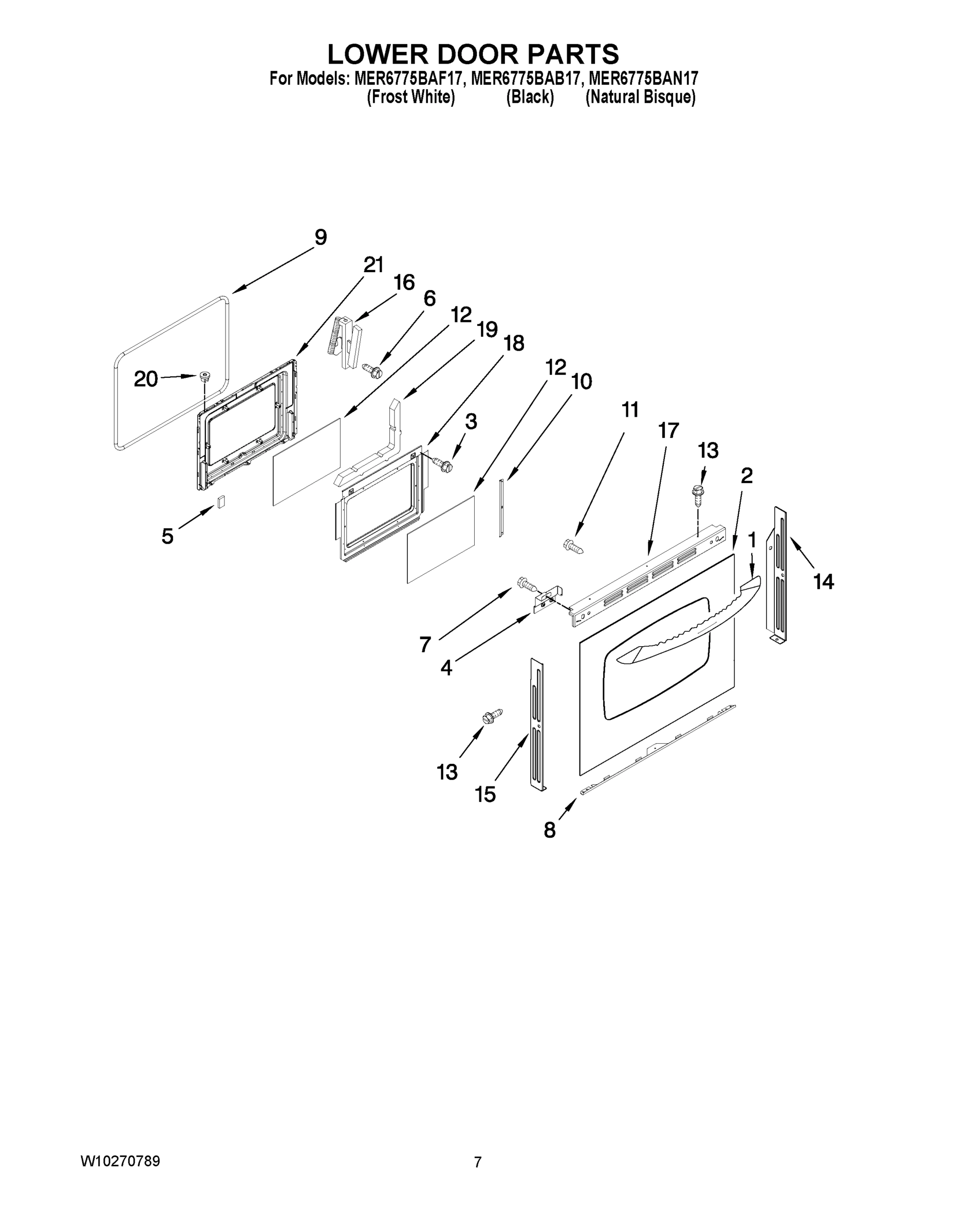 05 - LOWER DOOR PARTS