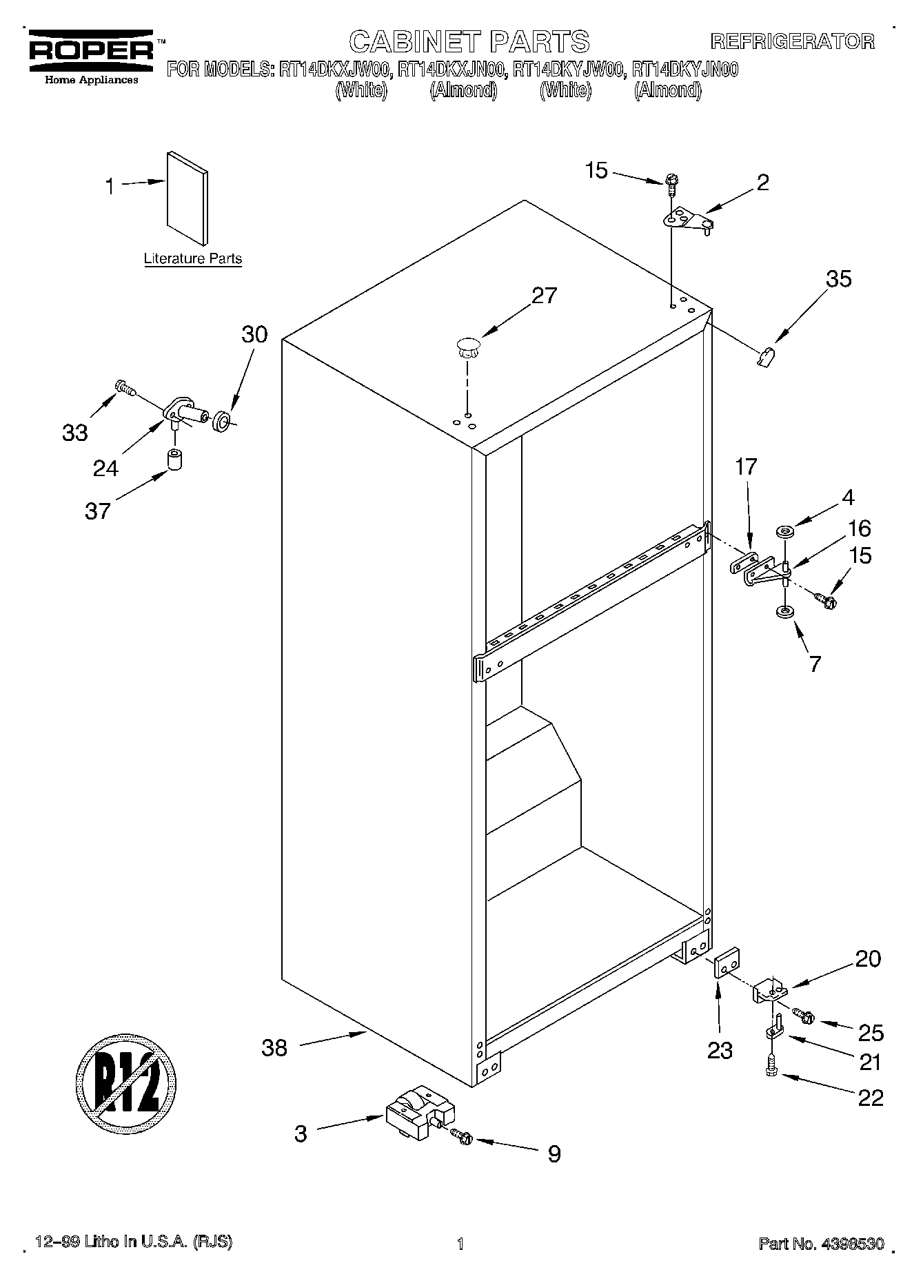 01 - CABINET, LITERATURE