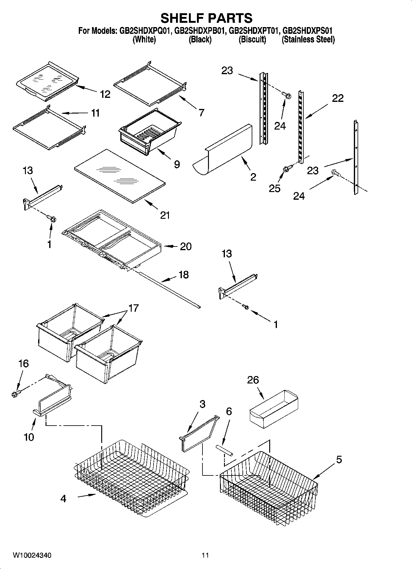 07 - SHELF PARTS