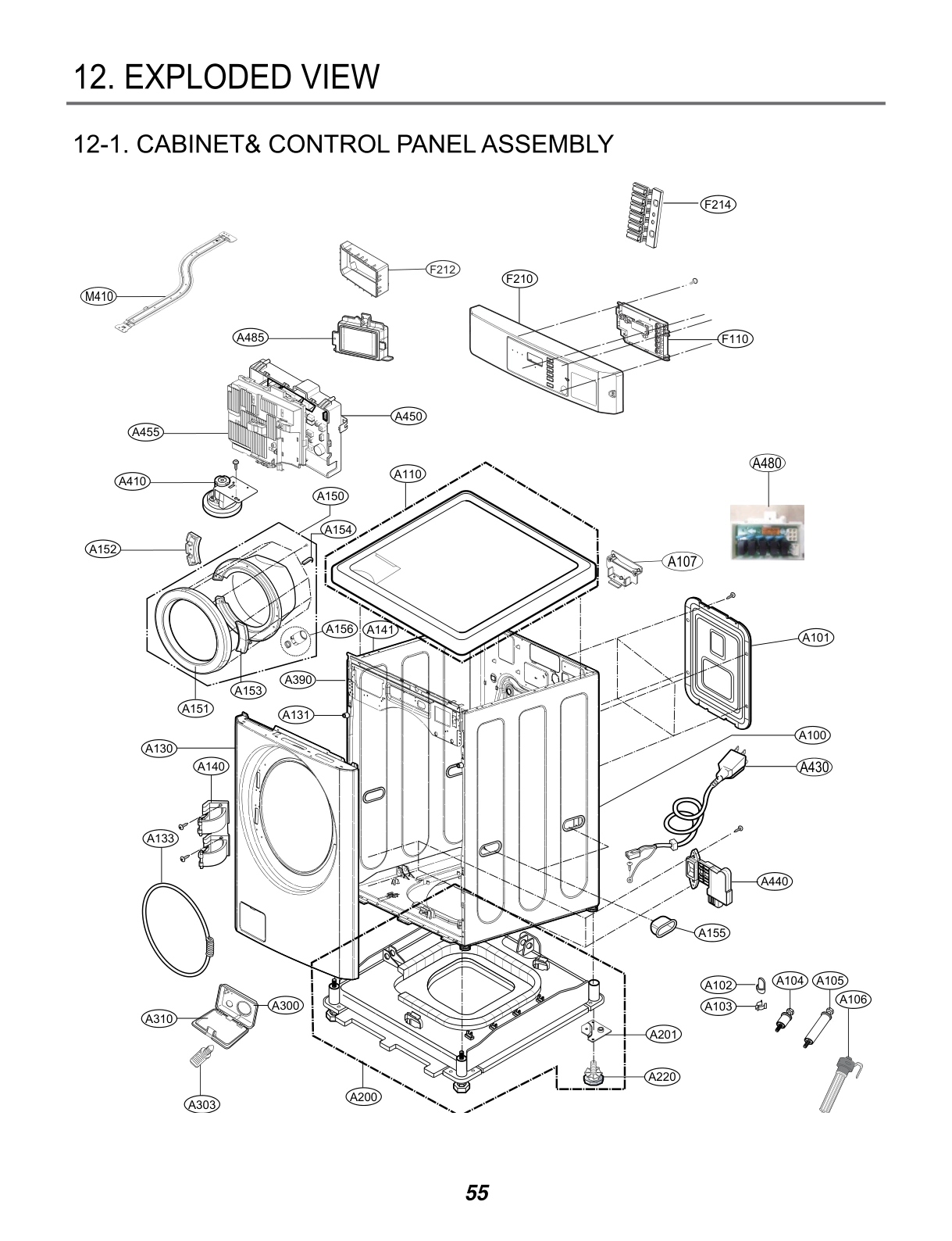 CABINET& CONTROL PANEL ASSEMBLY