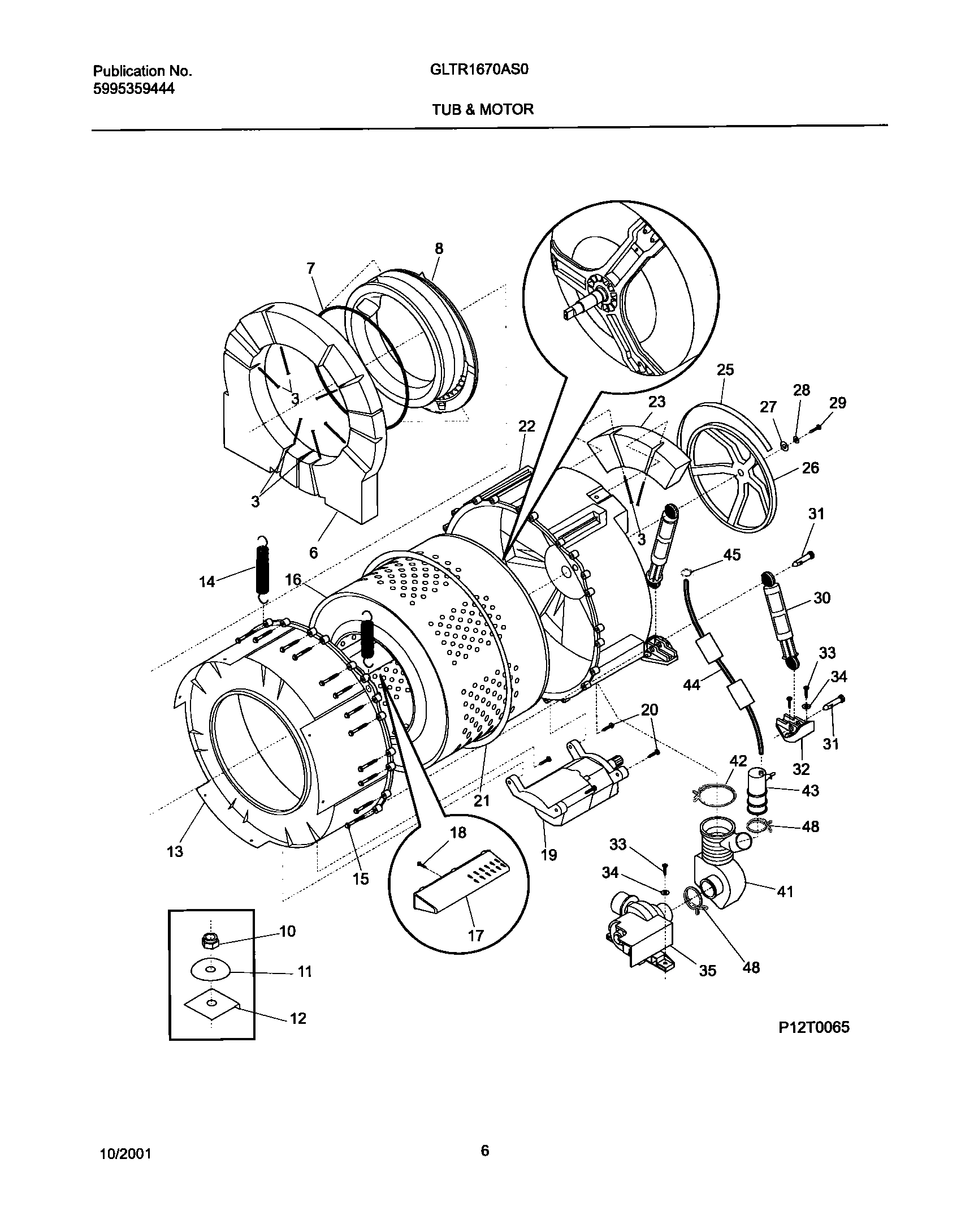 07 - WSHR TUB,MOTOR