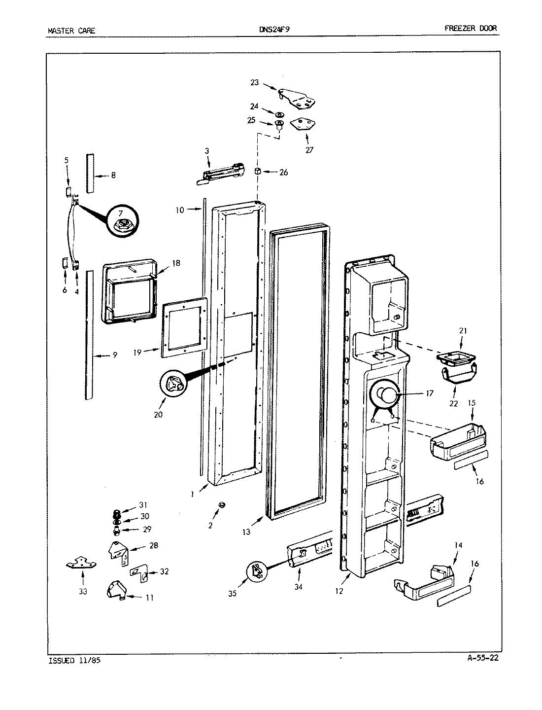 02 - FREEZER DOOR