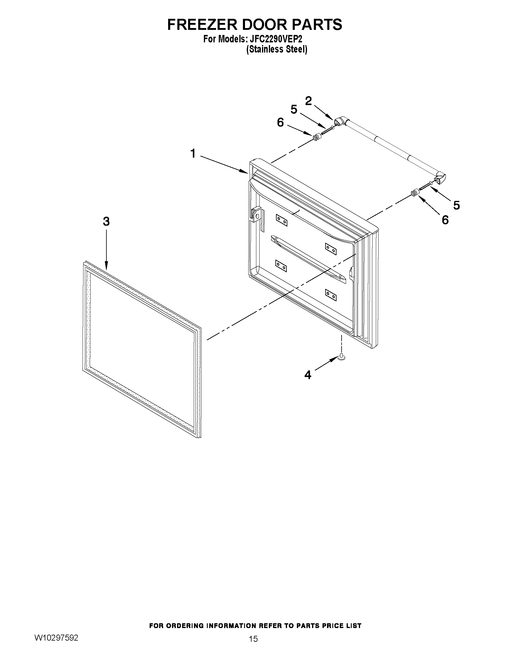 08 - FREEZER DOOR PARTS