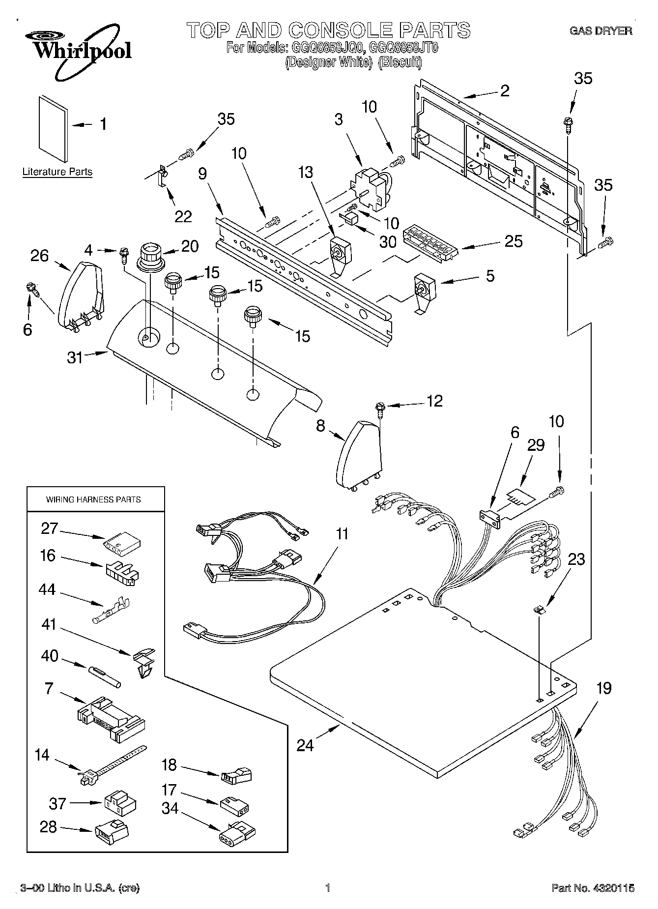 01 - TOP AND CONSOLE, LITERATURE