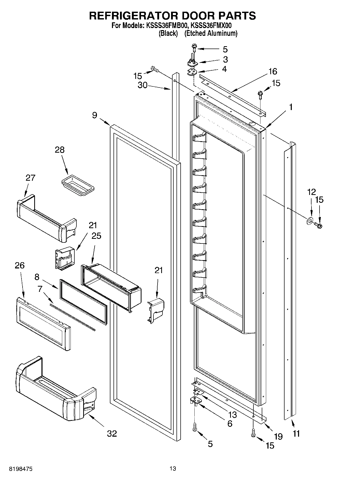 09 - REFRIGERATOR DOOR PARTS