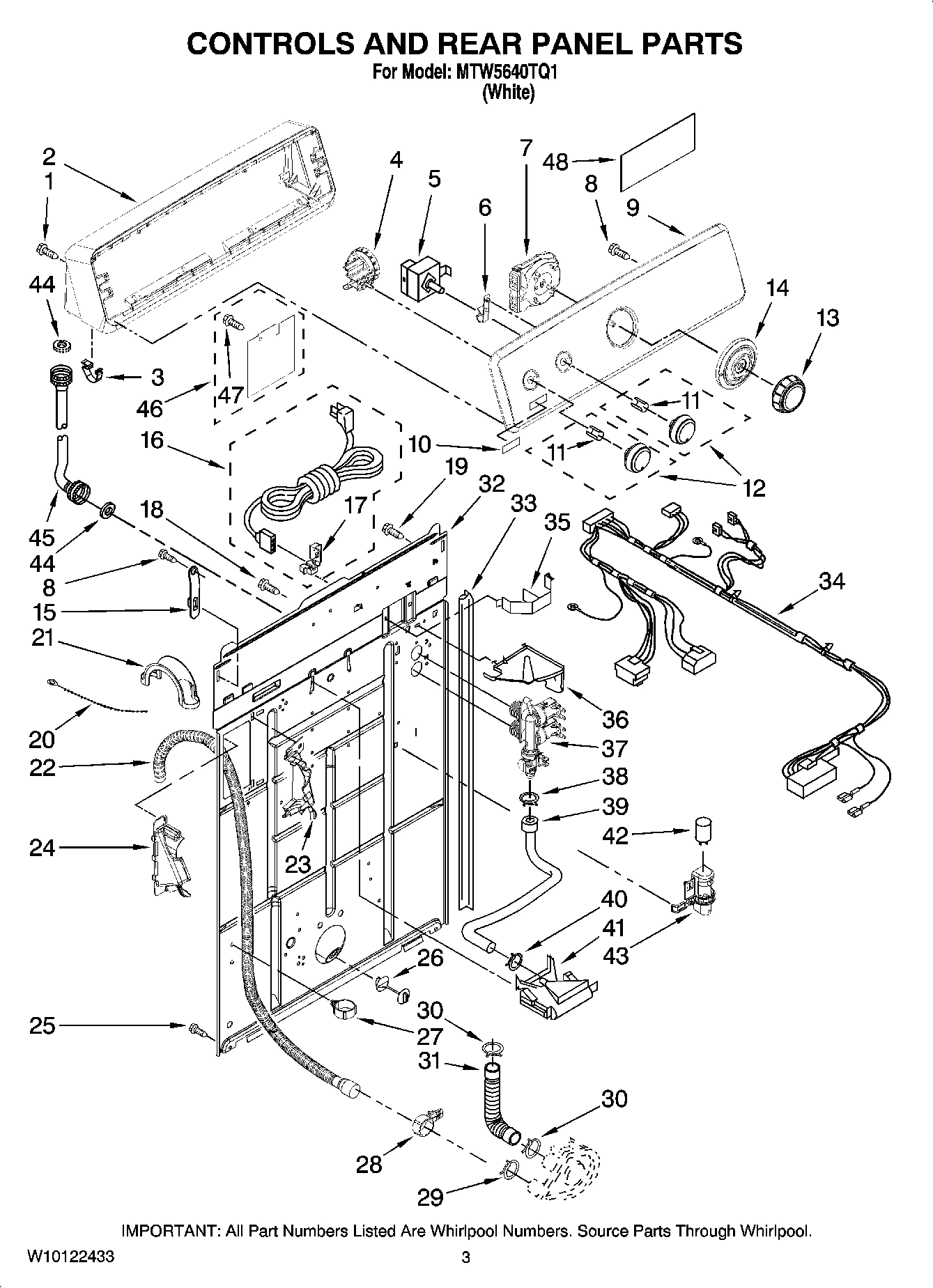 02 - CONTROLS AND REAR PANEL PARTS