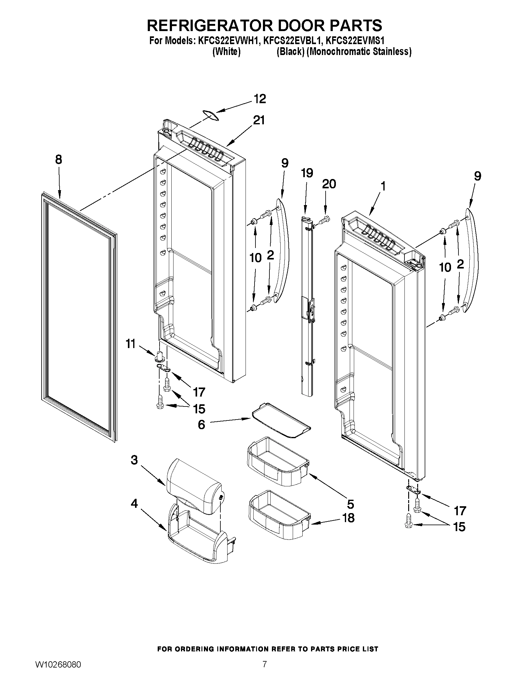 04 - REFRIGERATOR DOOR PARTS