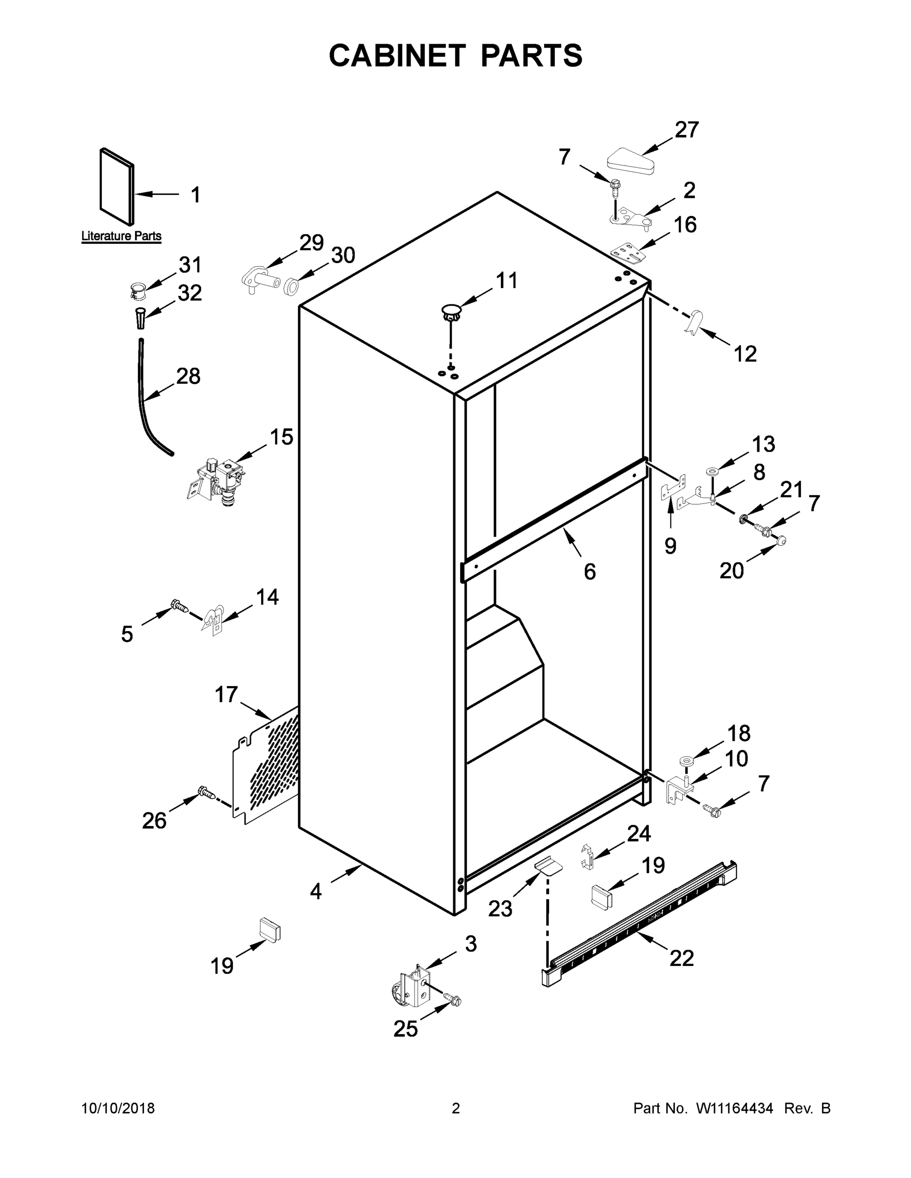 02 - CABINET PARTS