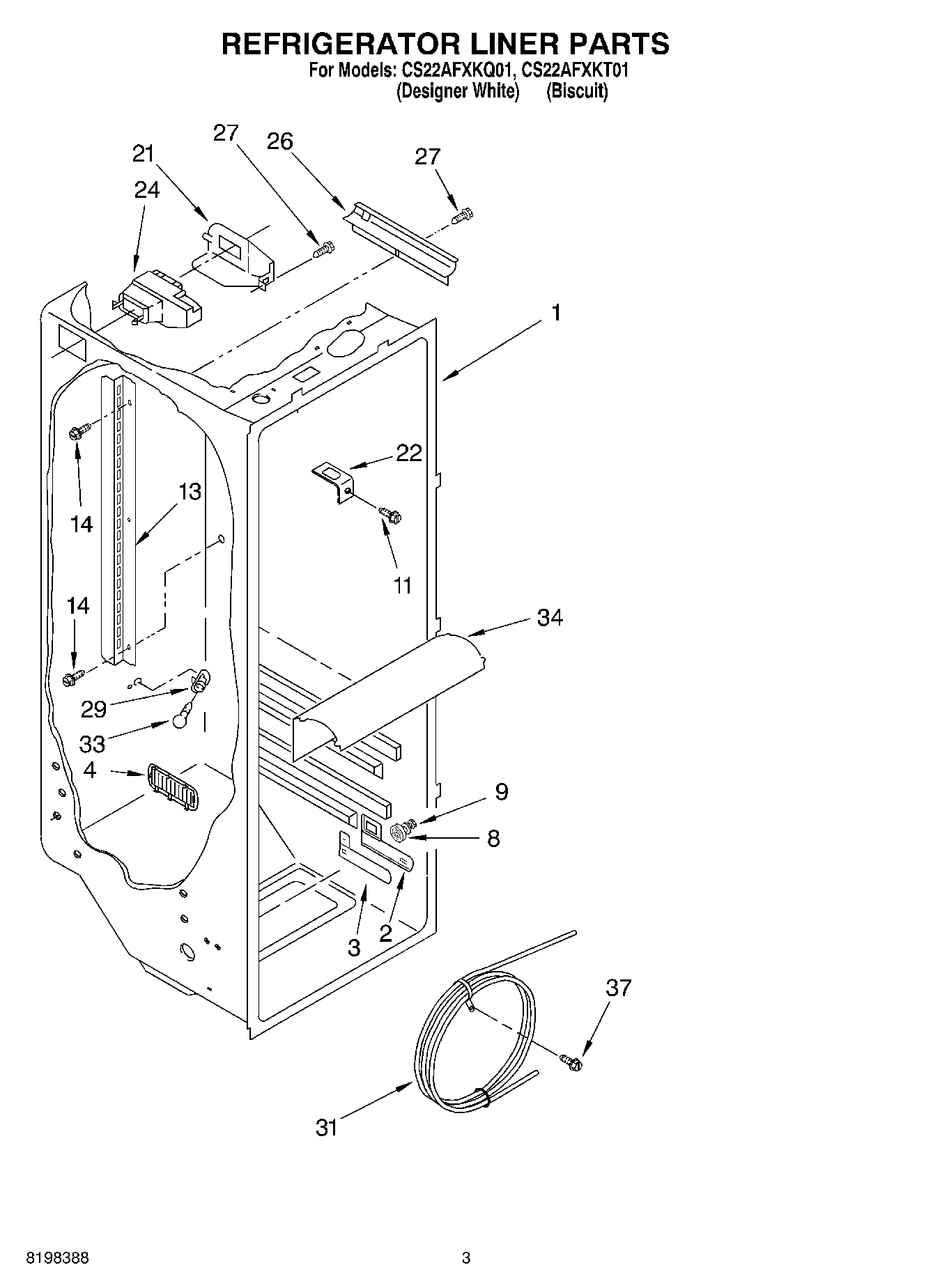02 - REFRIGERATOR LINER