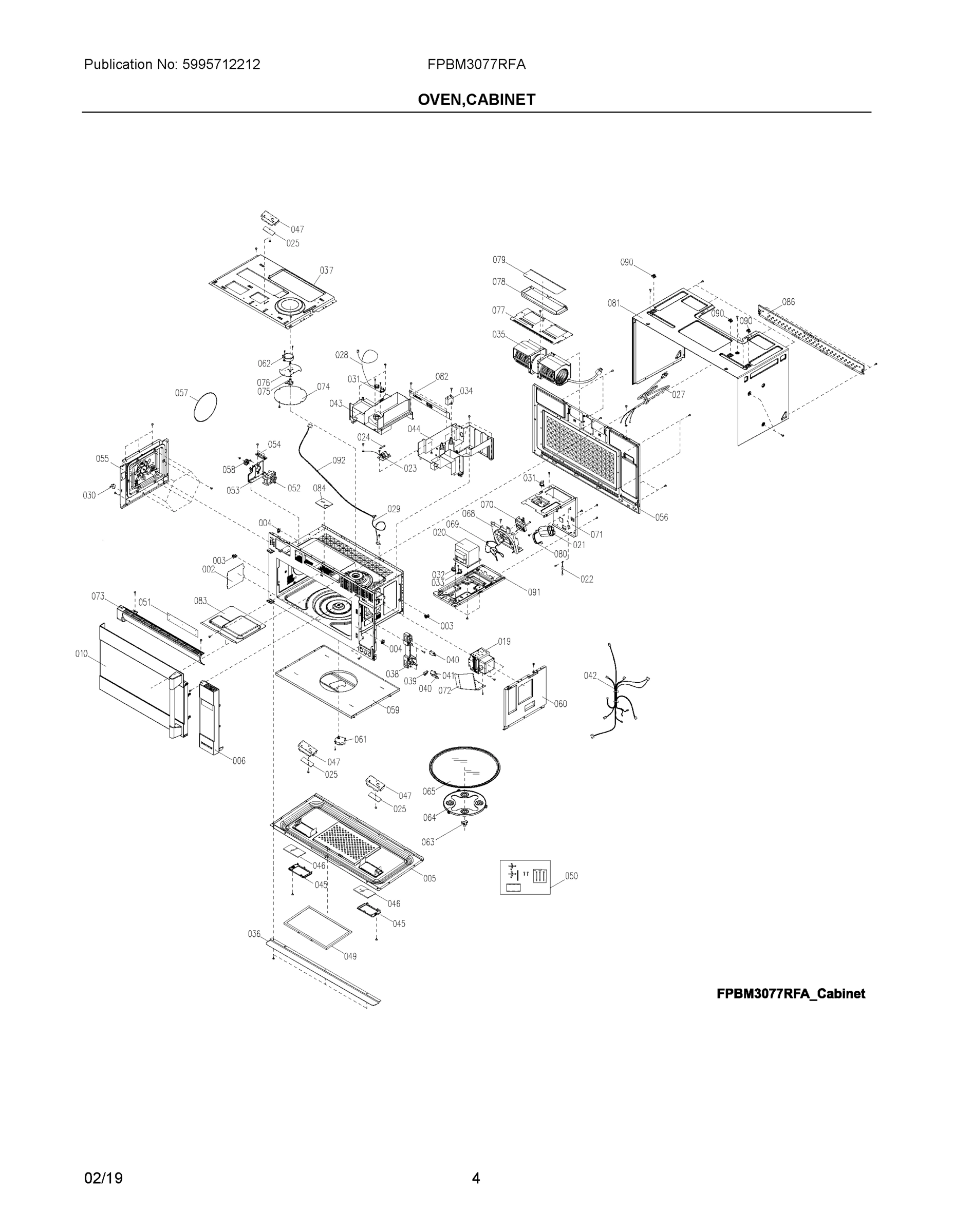 02 - OVEN,CABINET