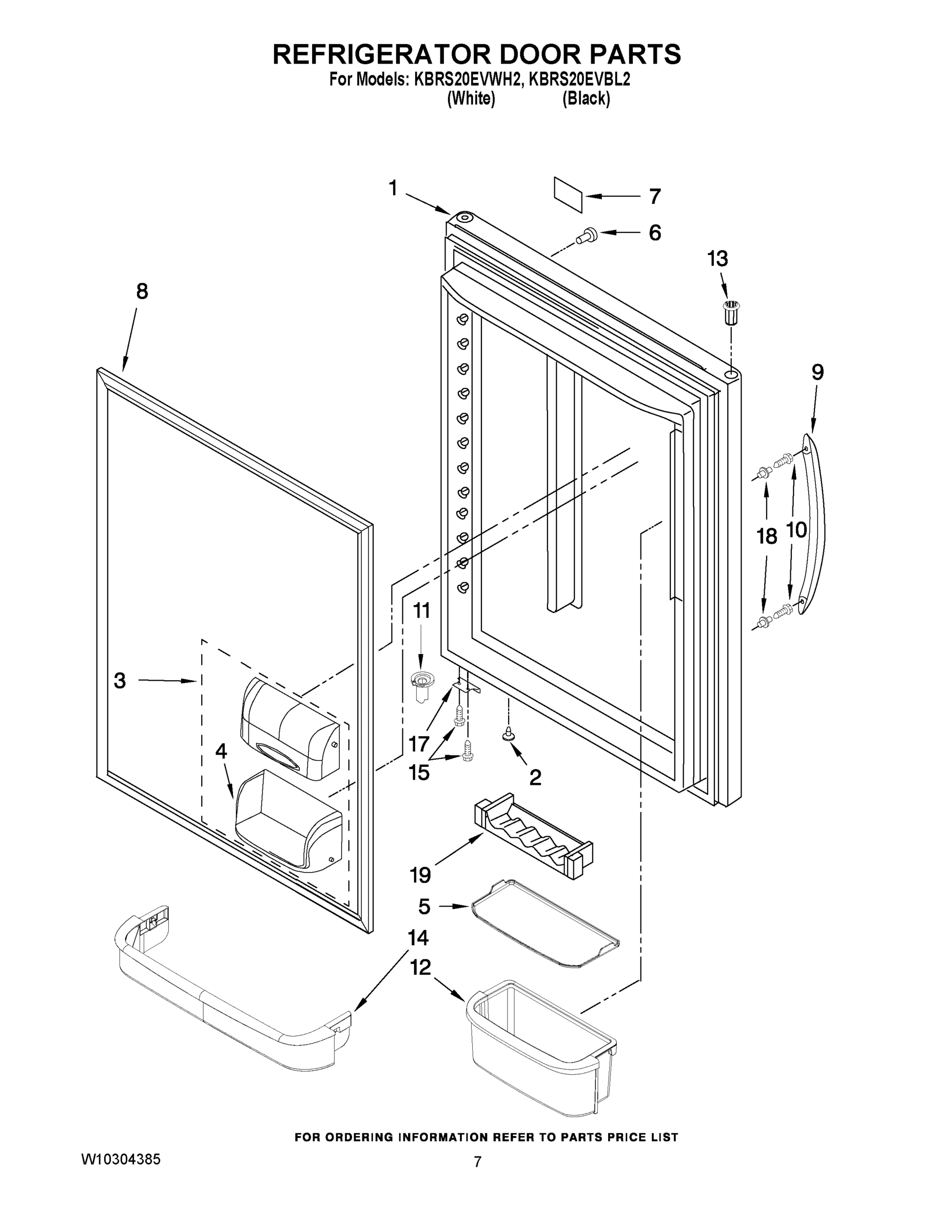 04 - REFRIGERATOR DOOR PARTS
