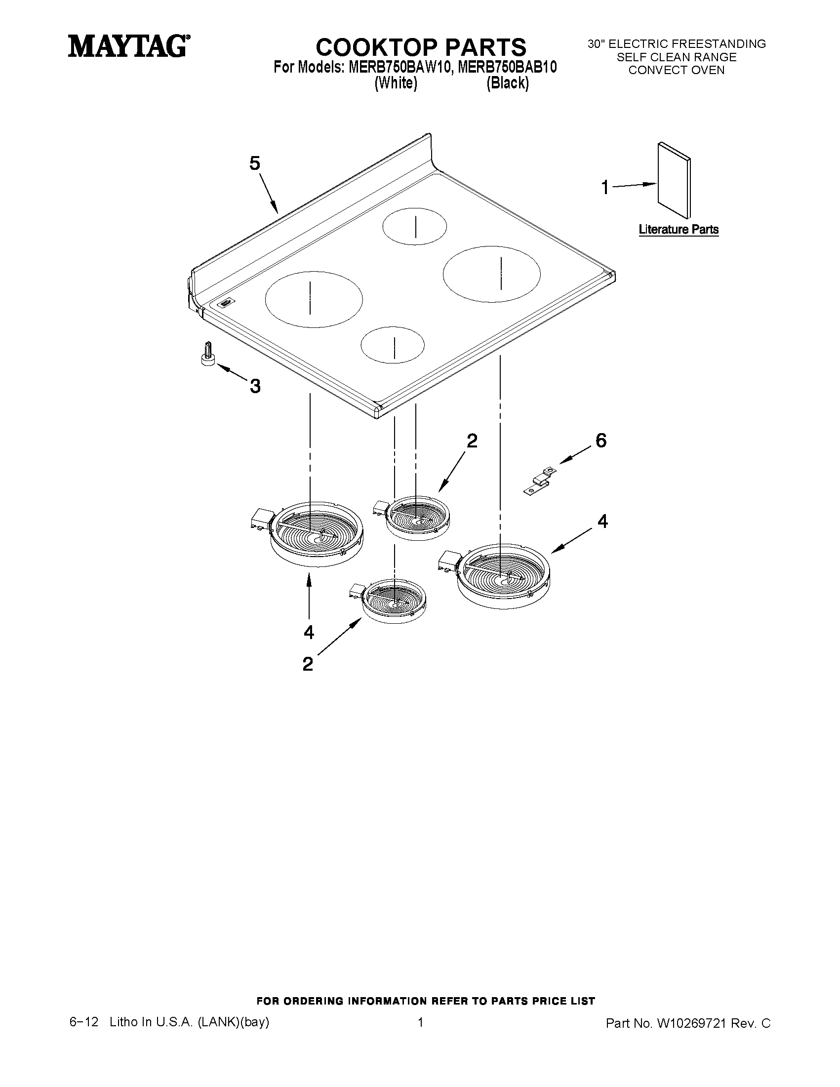 01 - COOKTOP PARTS